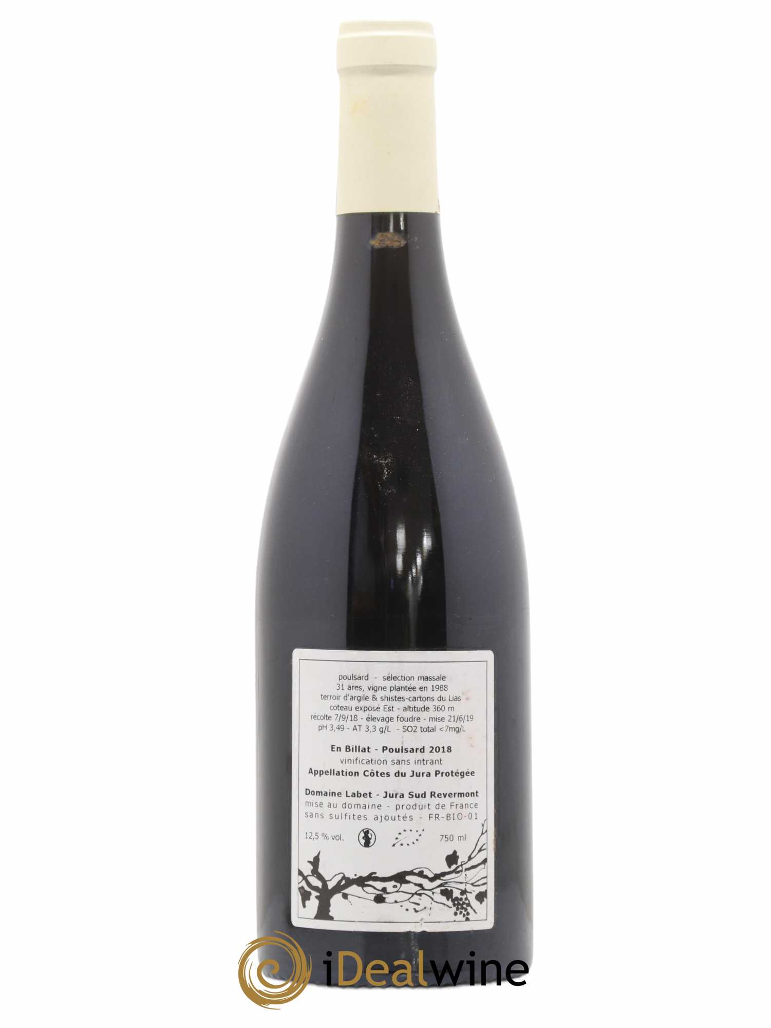 Côtes du Jura Poulsard En Billat Romain - Julien  - Charline Labet 2018 - Lot of 1 bottle - 1