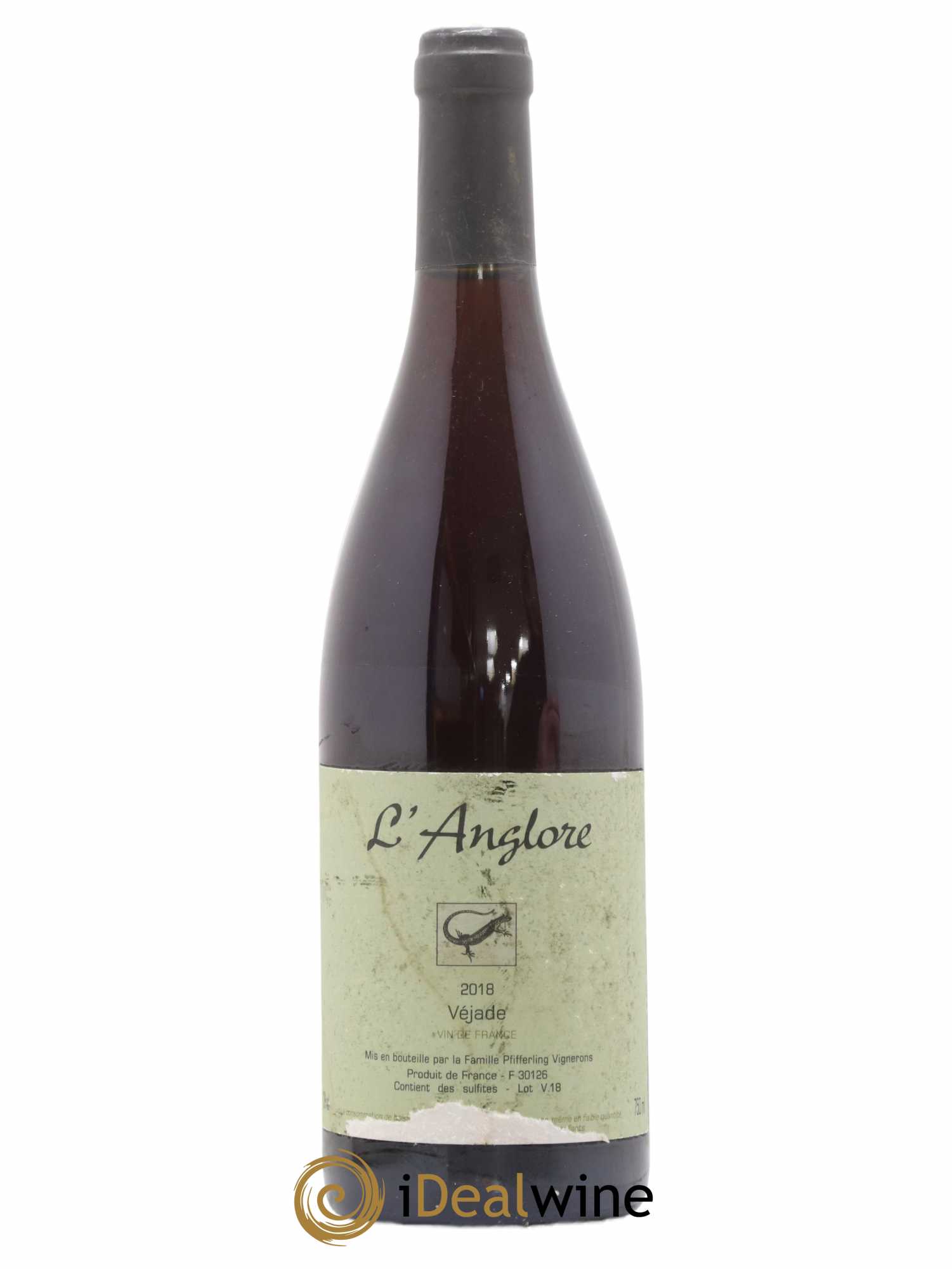Vin de France Véjade L'Anglore 2018 - Lot de 1 bouteille - 0
