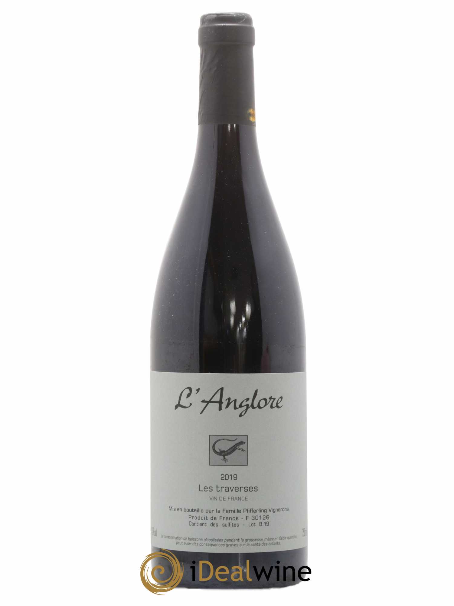 Vin de France Les Traverses L'Anglore 2019 - Lot de 1 bouteille - 0