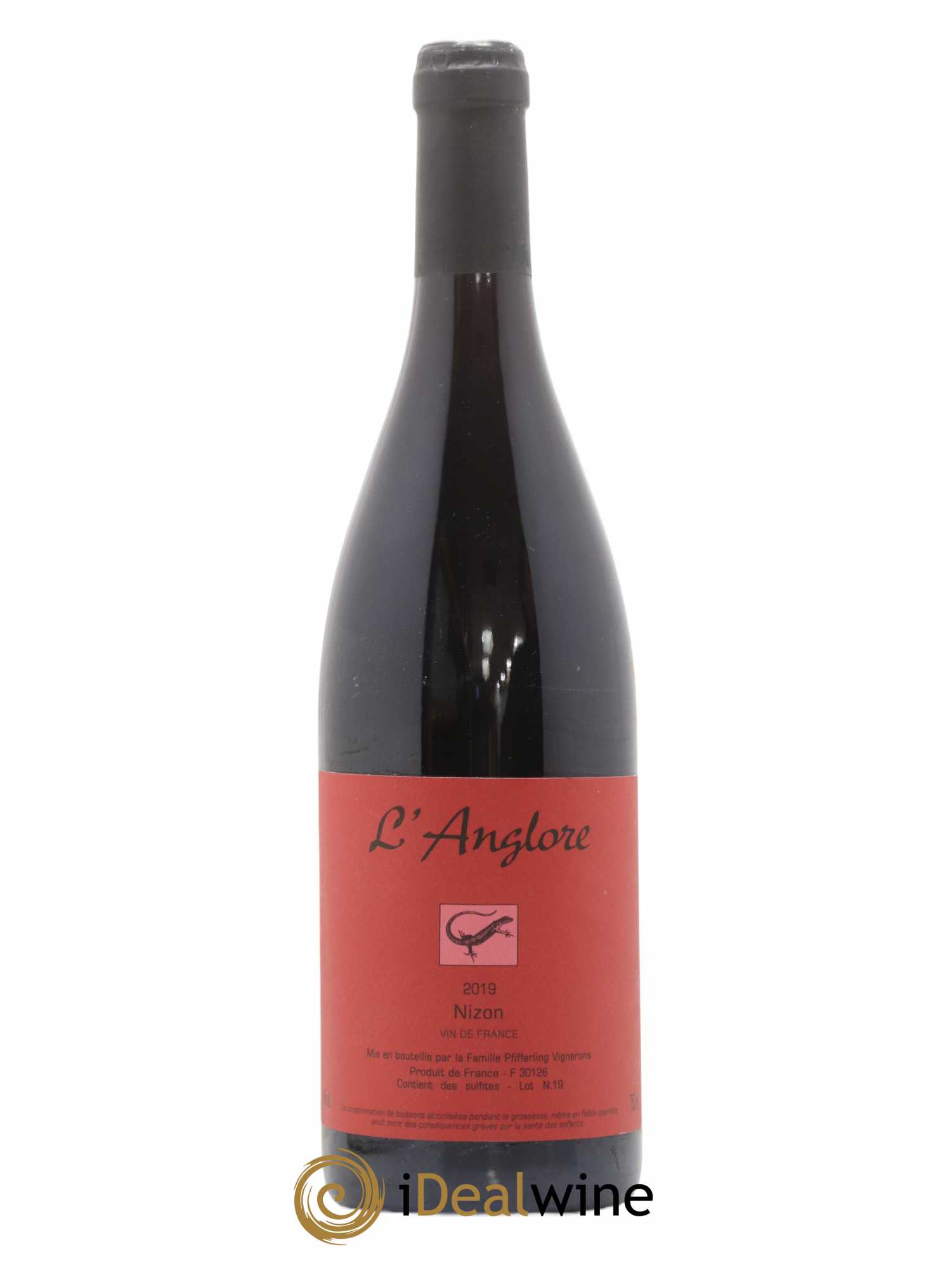 Vin de France Nizon L'Anglore 2019 - Lot de 1 bouteille - 0