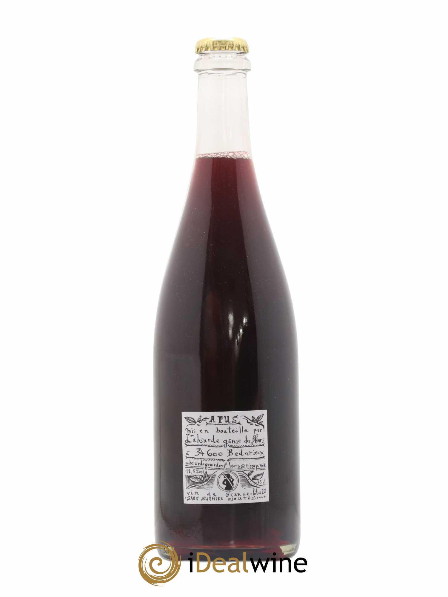 Vin de France Apus L'Absurde Génie des Fleurs (no reserve) 2020 - Lot of 1 bottle - 1