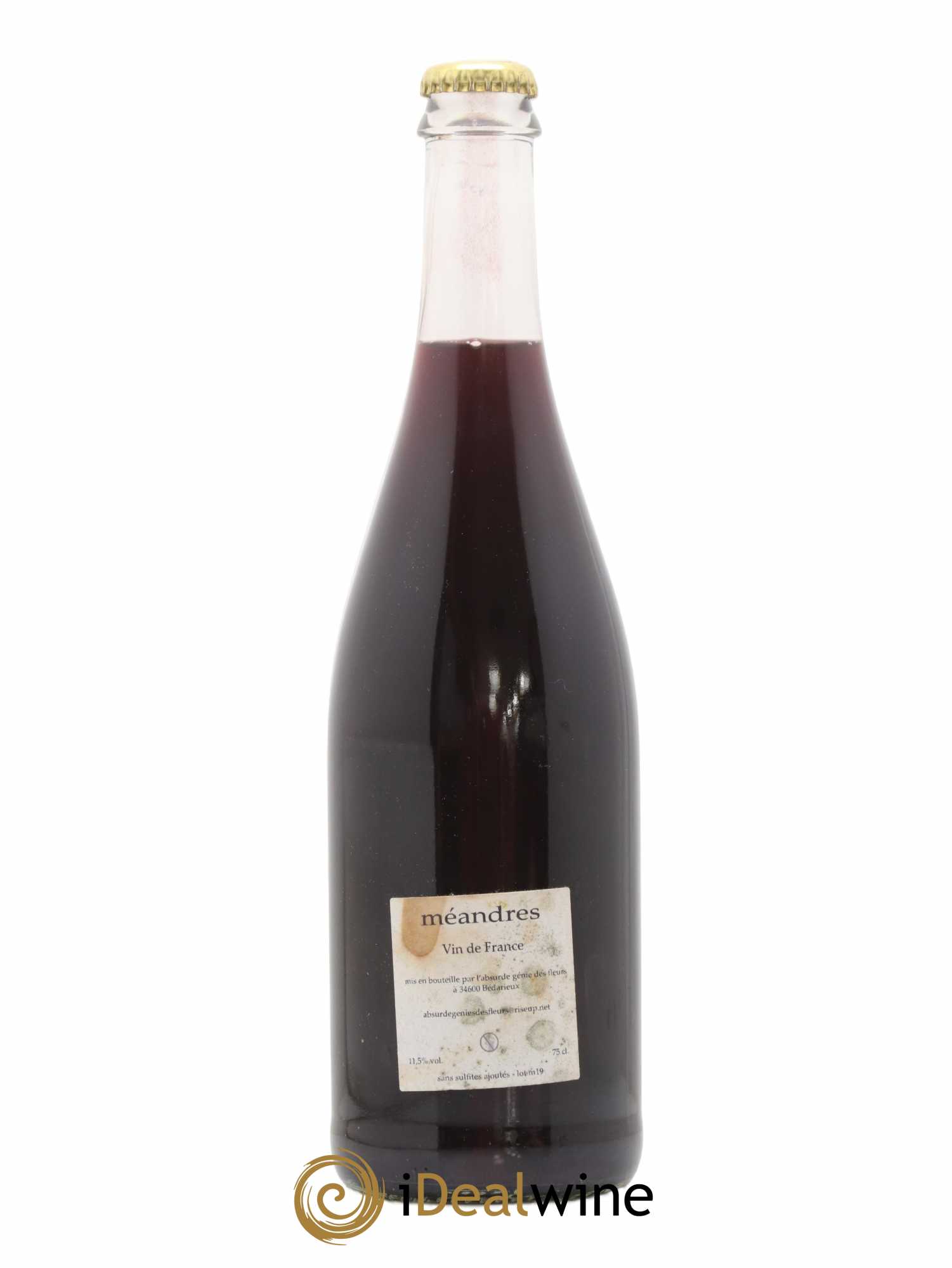 Vin de France Méandres L'Absurde Génie des Fleurs (no reserve) 2019 - Lot of 1 bottle - 1