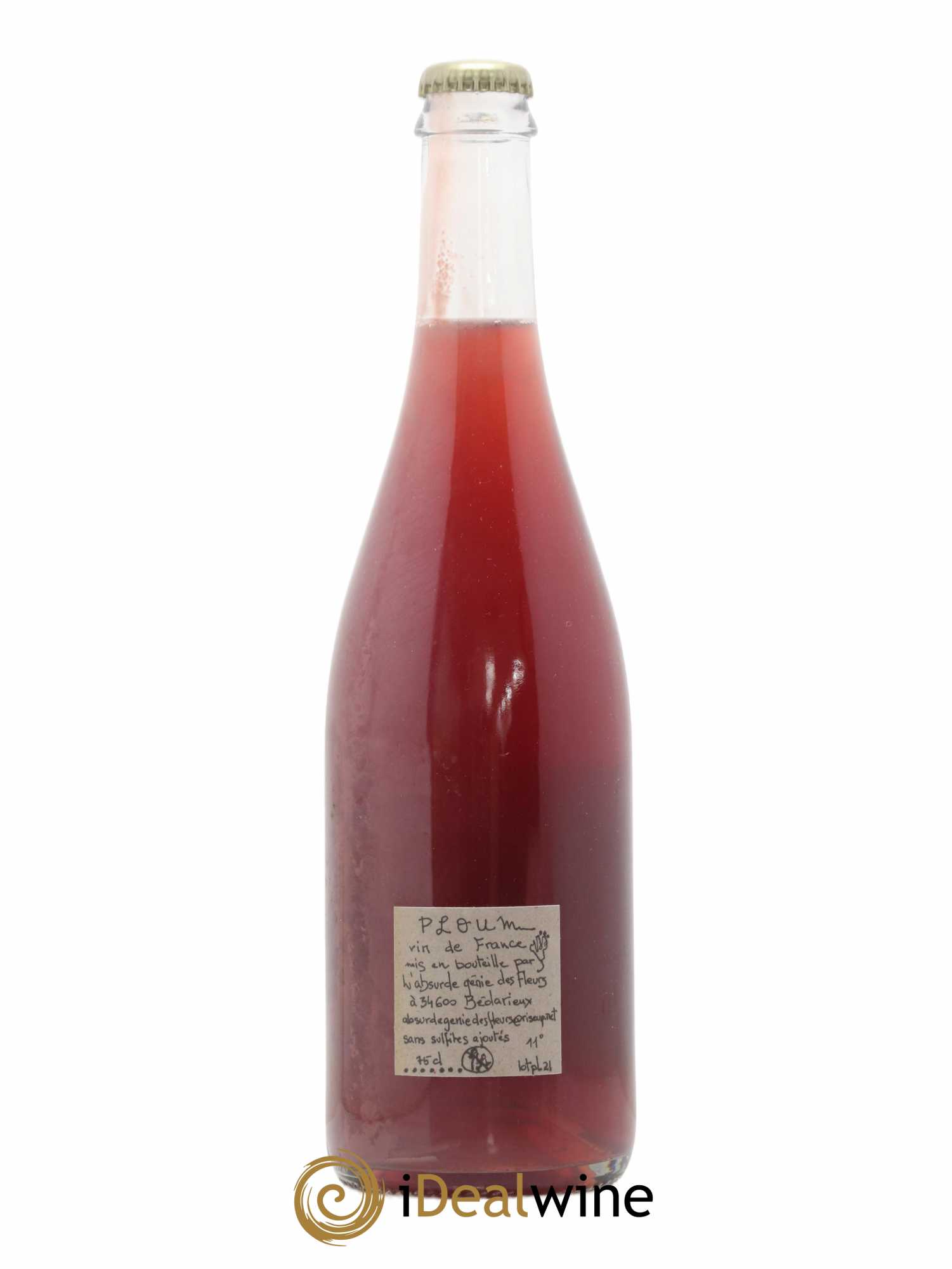 Vin de France Ploum L'Absurde Génie des Fleurs (sans prix de réserve) 2021 - Lot de 1 bouteille - 1