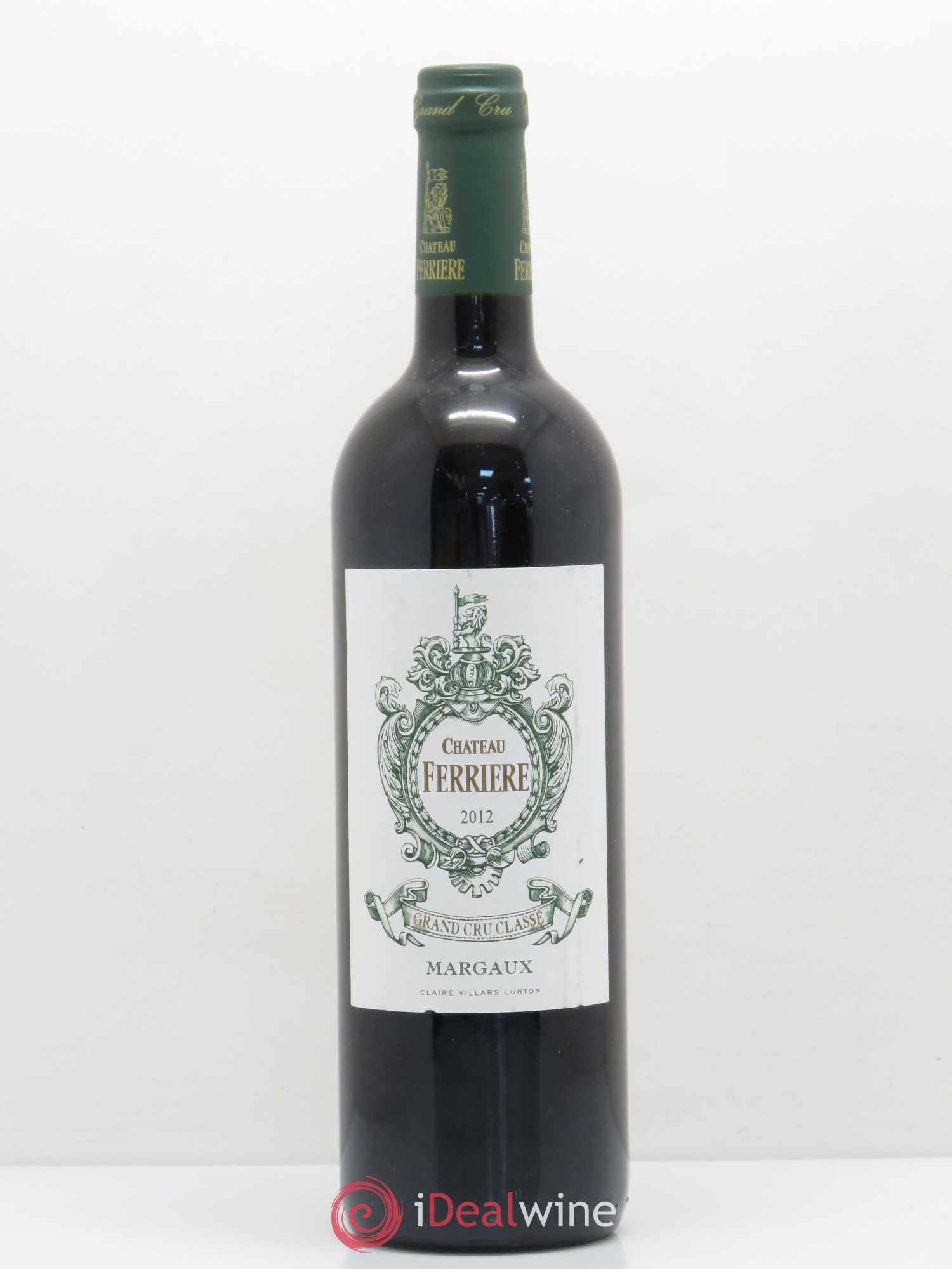 Château Ferrière 3ème Grand Cru Classé 2012 - Lot de 1 bouteille - 0