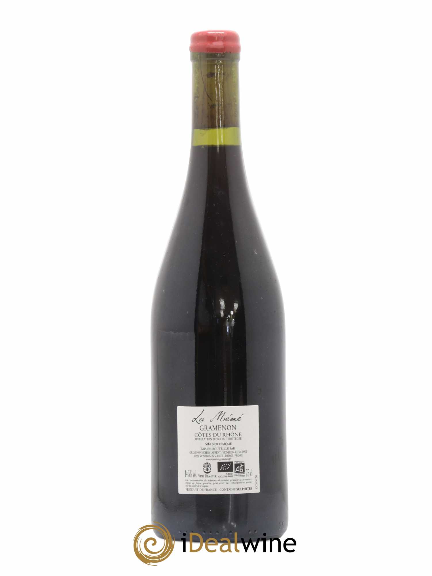 Vin de France La Mémé Ceps Centenaires Gramenon (Domaine) 2020 - Lot de 1 bouteille - 1