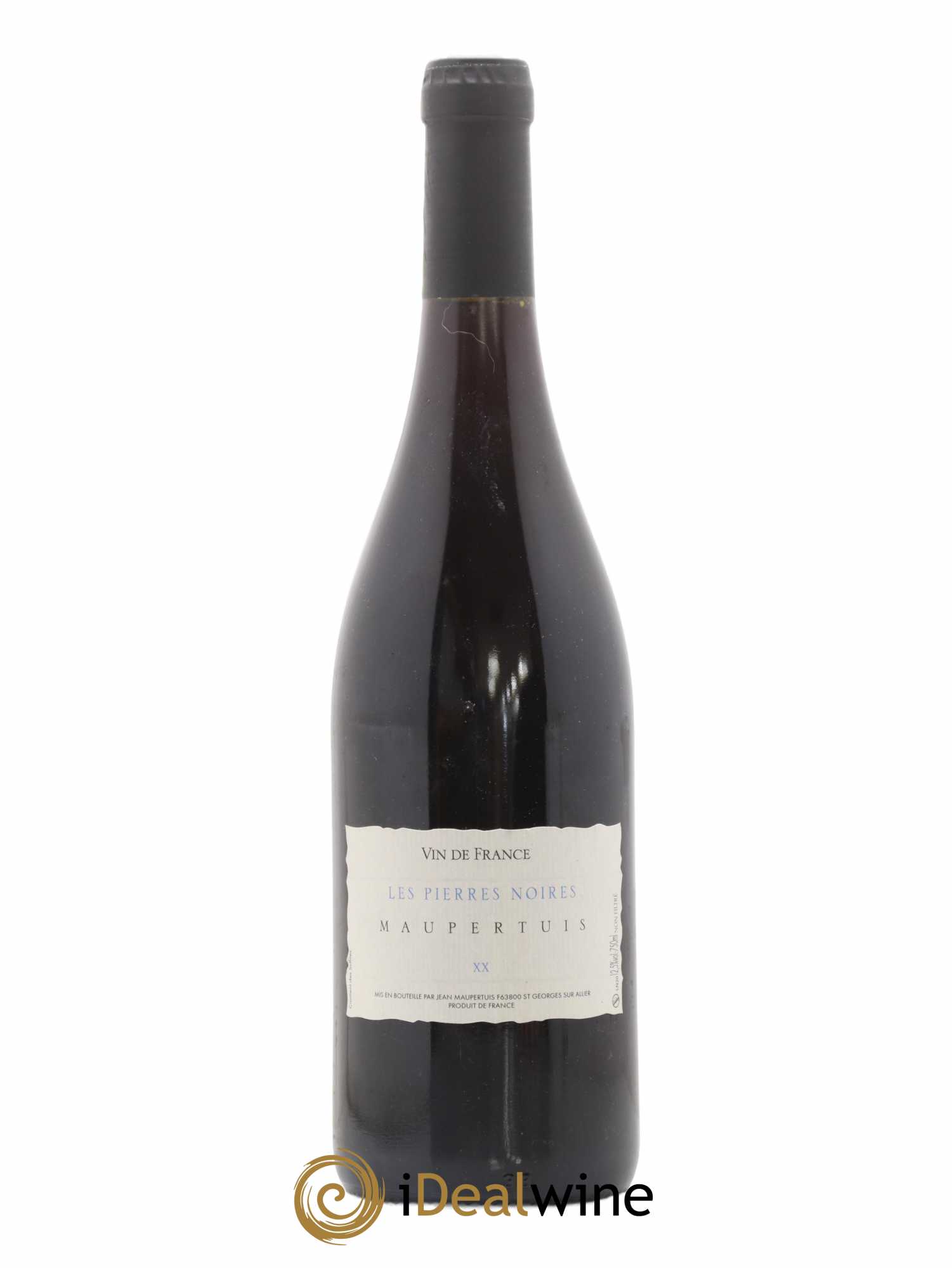 Vin de France Les Pierres Noires Jean Maupertuis 2020 - Lot de 1 bouteille - 0