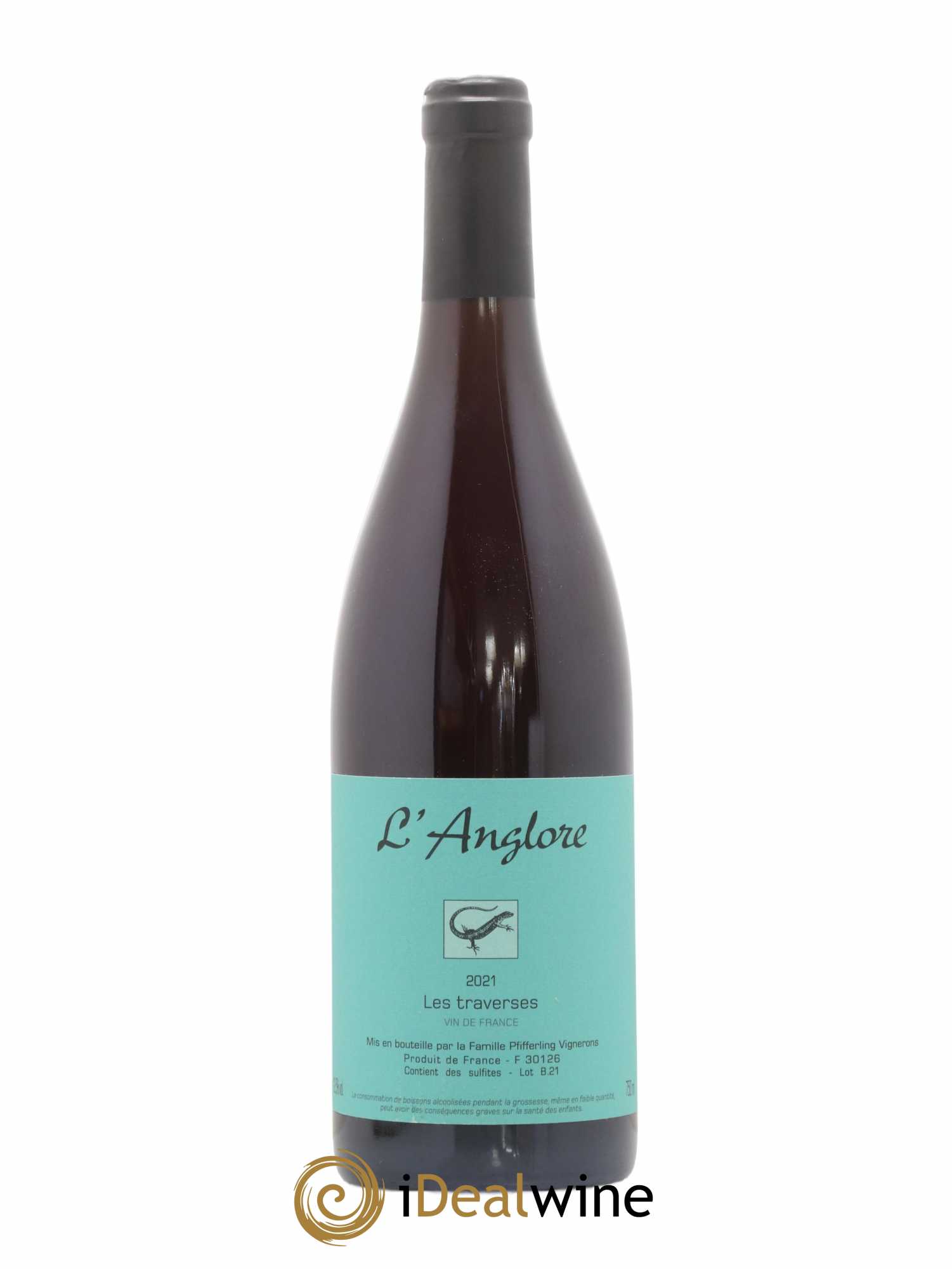 Vin de France Les Traverses L'Anglore 2021 - Lot de 1 bouteille - 0