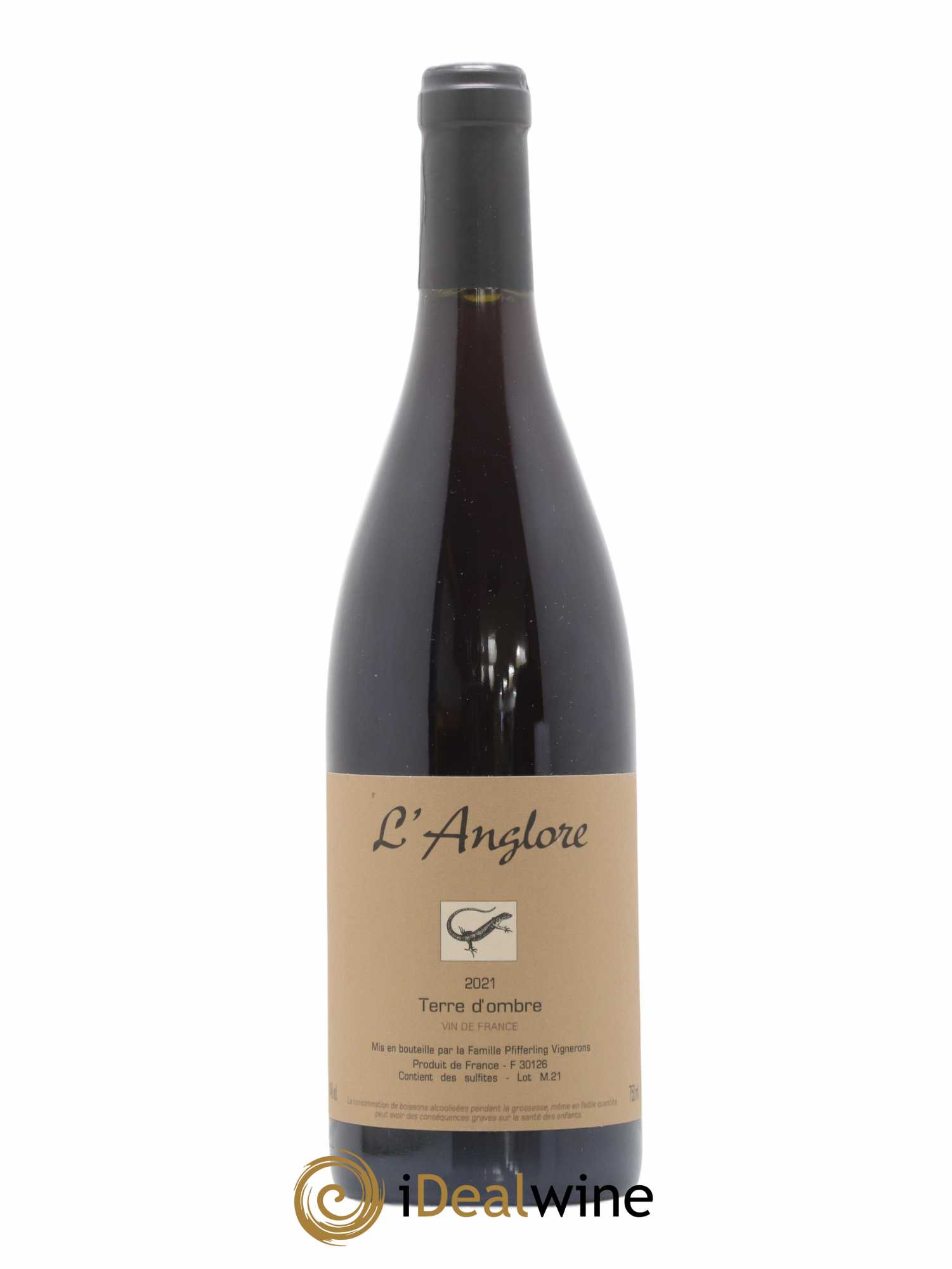 Vin de France Terre d'Ombre L'Anglore 2021 - Lot de 1 bouteille - 0