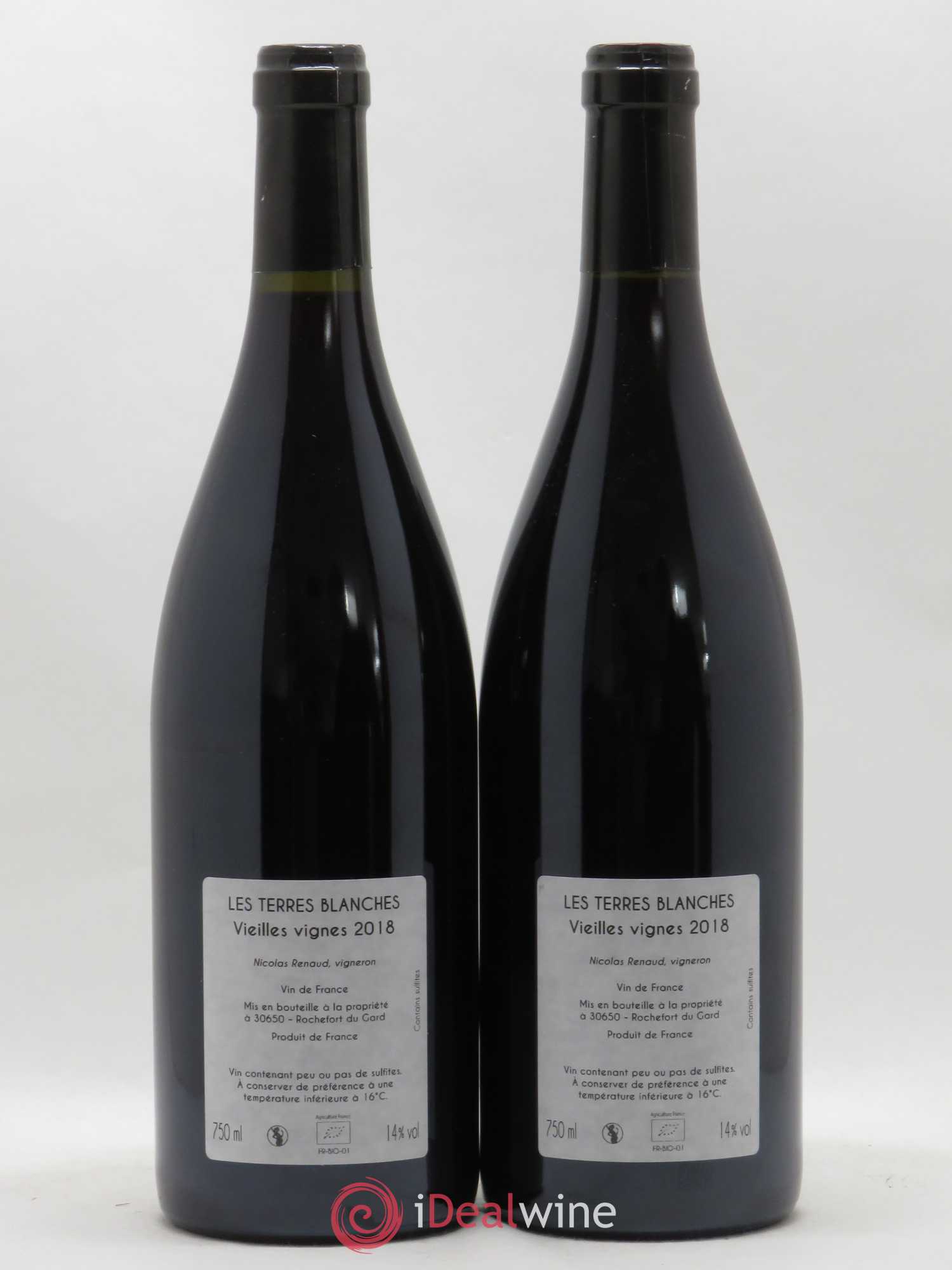 Vin de France Les Terres Blanches Vieilles Vignes Clos des Grillons 2018 - Posten von 2 Flaschen - 1
