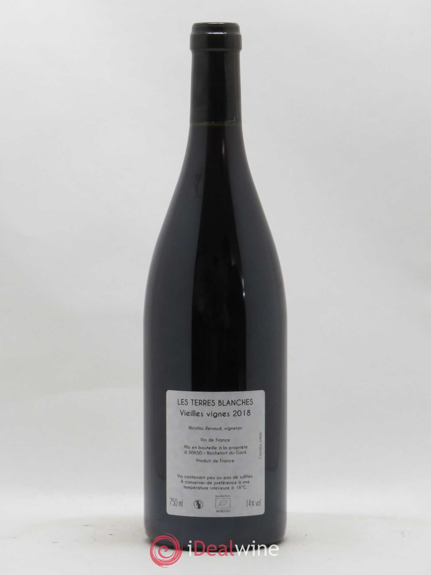 Vin de France Les Terres Blanches Vieilles Vignes Clos des Grillons 2018 - Posten von 1 Flasche - 1