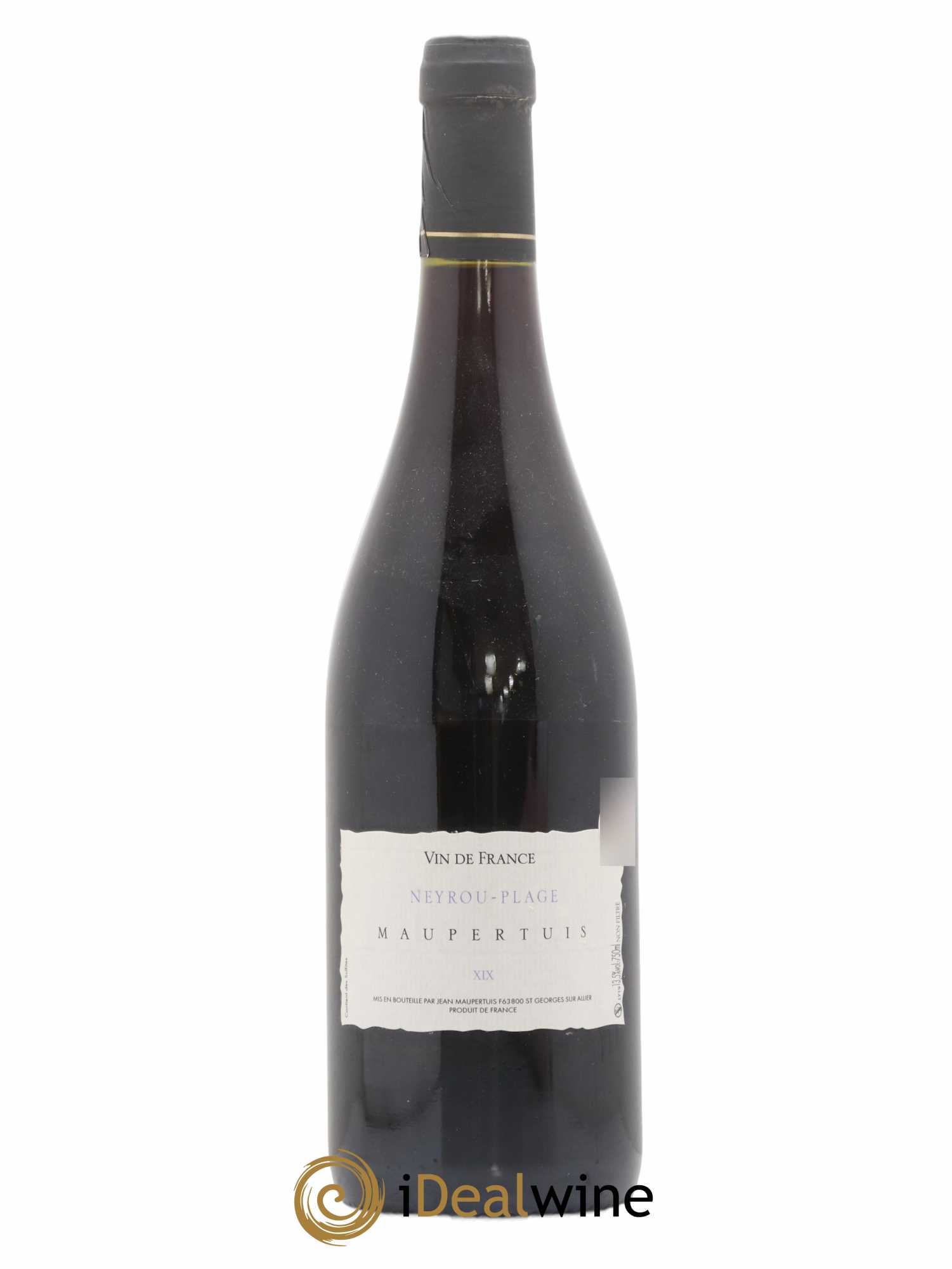Vin de France Neyrou Plage Jean Maupertuis 2019 - Lot de 1 bouteille - 0