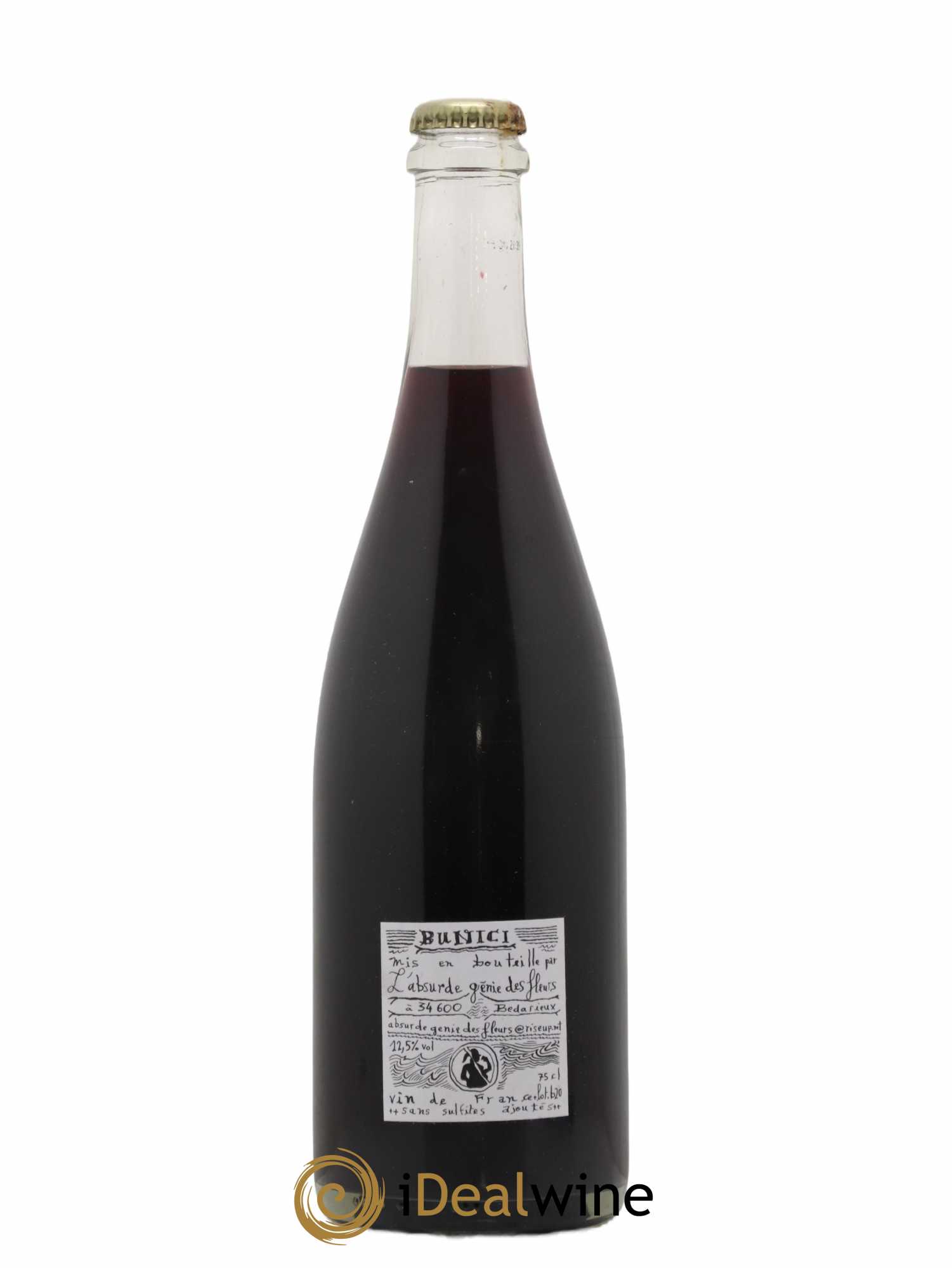Vin de France Bunici Absurde Génie des Fleurs 2020 - Lot de 1 bouteille - 1