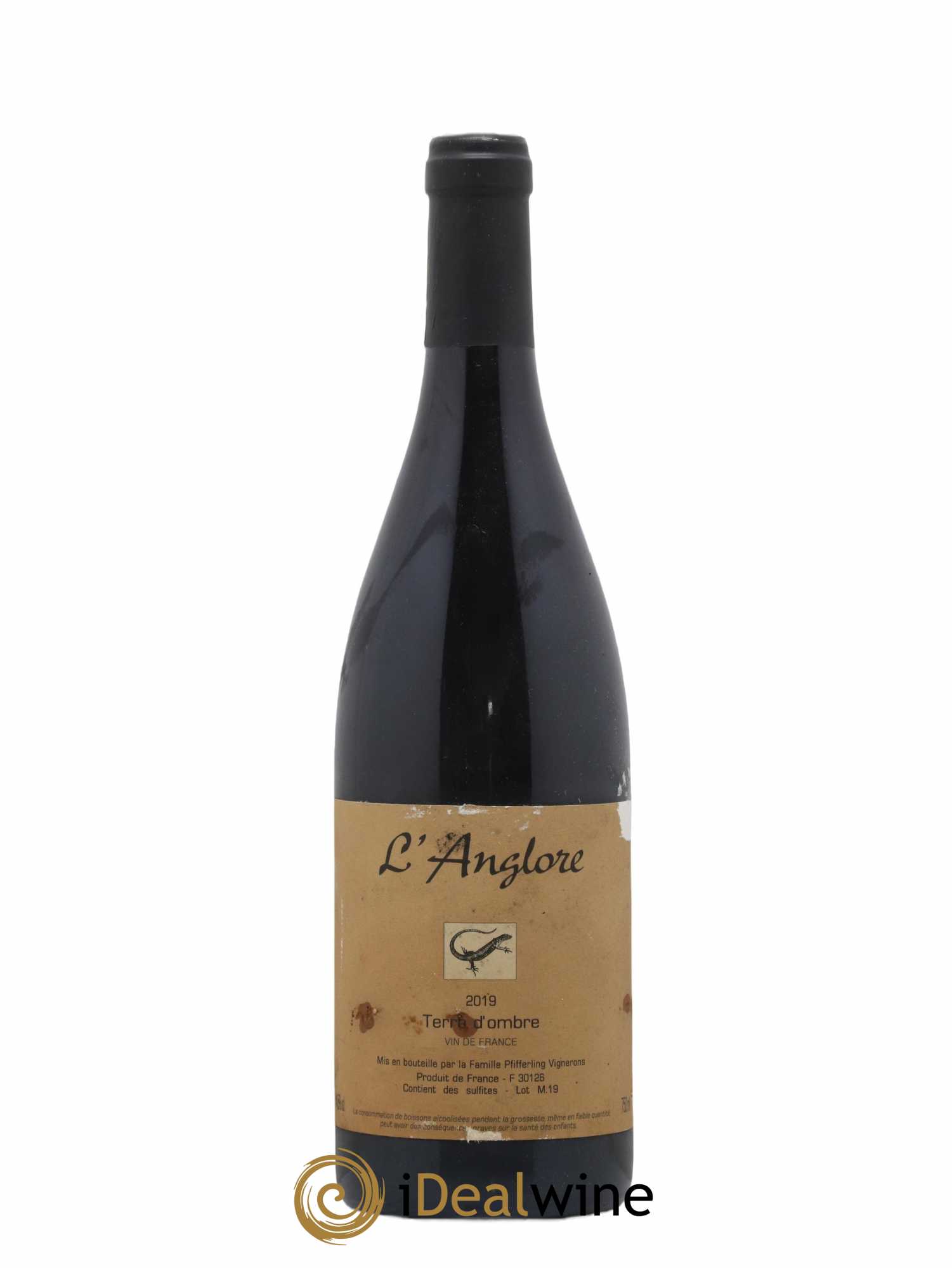Vin de France Terre d'Ombre L'Anglore 2019 - Lot de 1 bouteille - 0