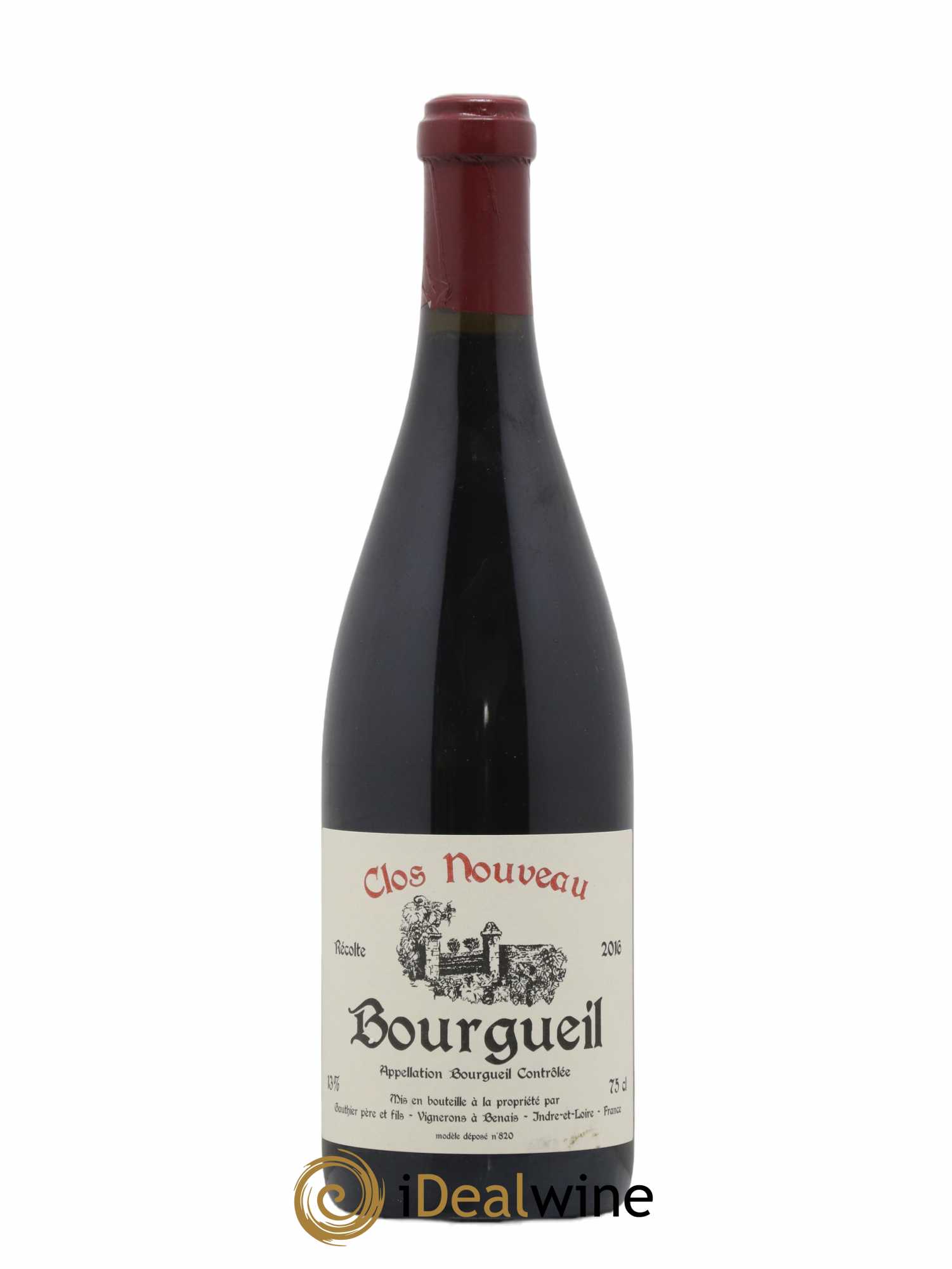 Bourgueil Clos Nouveau 2016 - Lot de 1 bouteille - 0