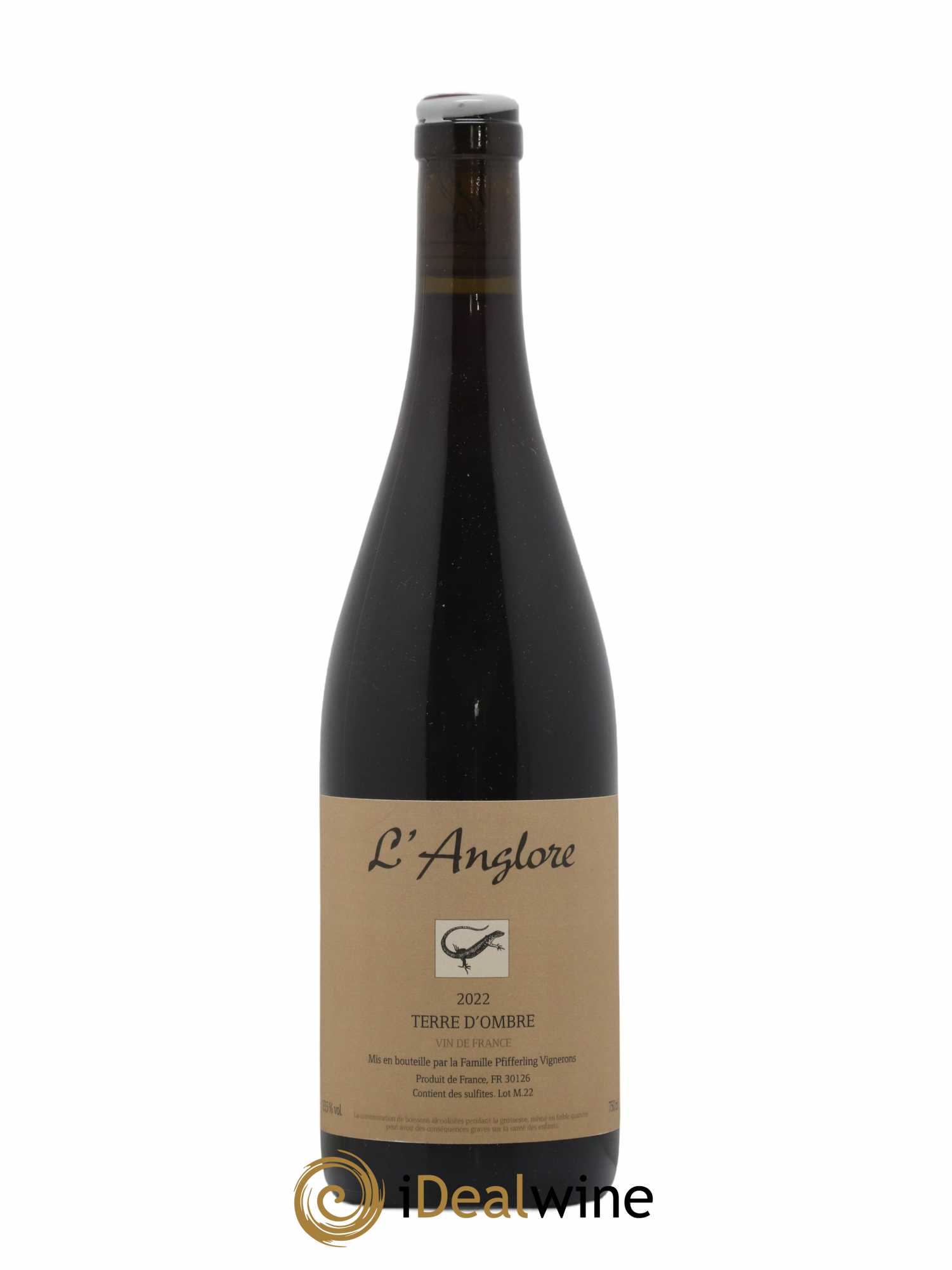 Vin de France Terre d'Ombre L'Anglore 2022 - Lot de 1 bouteille - 0