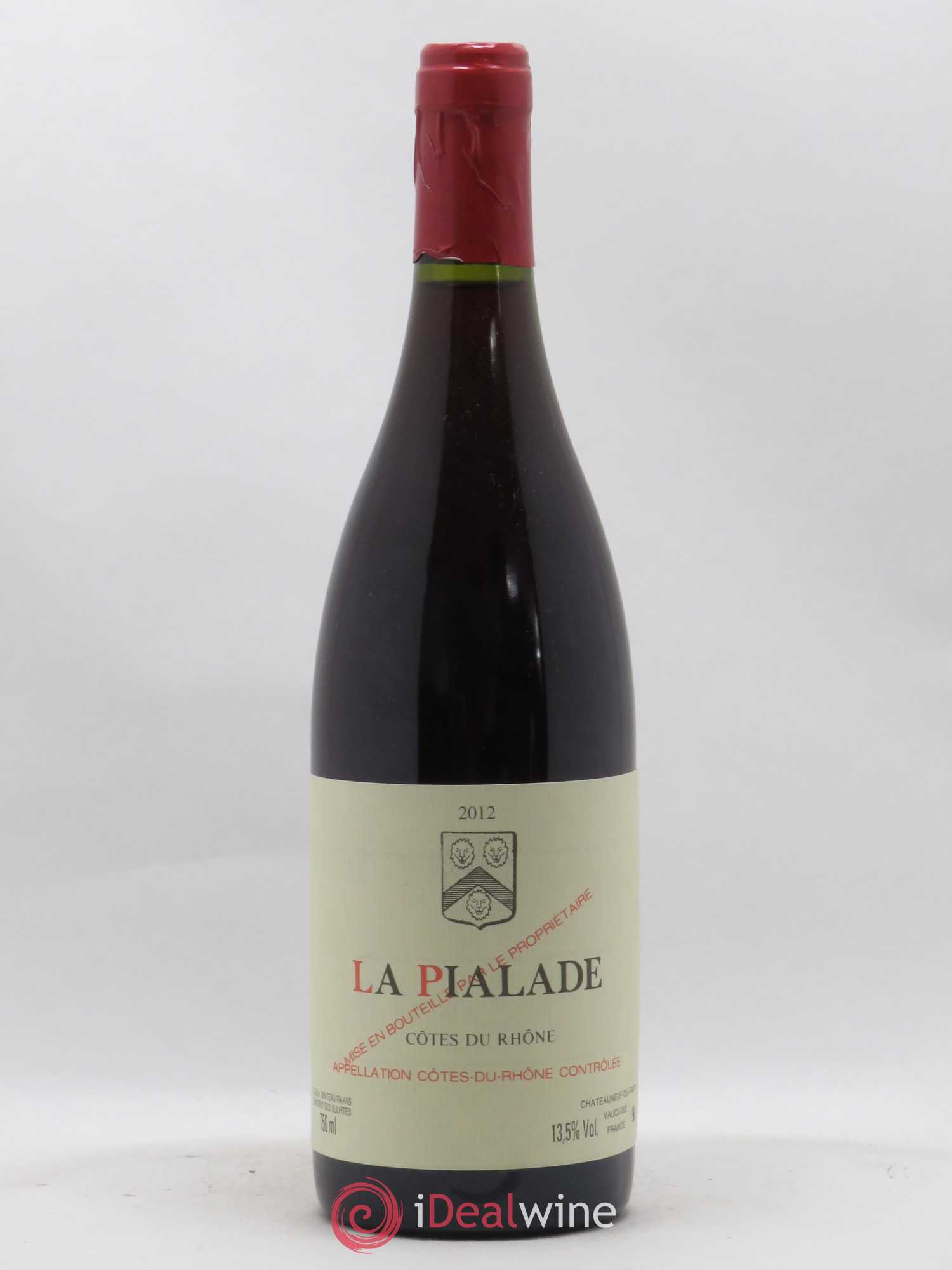 Côtes-du-Rhône La Pialade Emmanuel Reynaud 2012 - Lot de 1 bouteille - 0