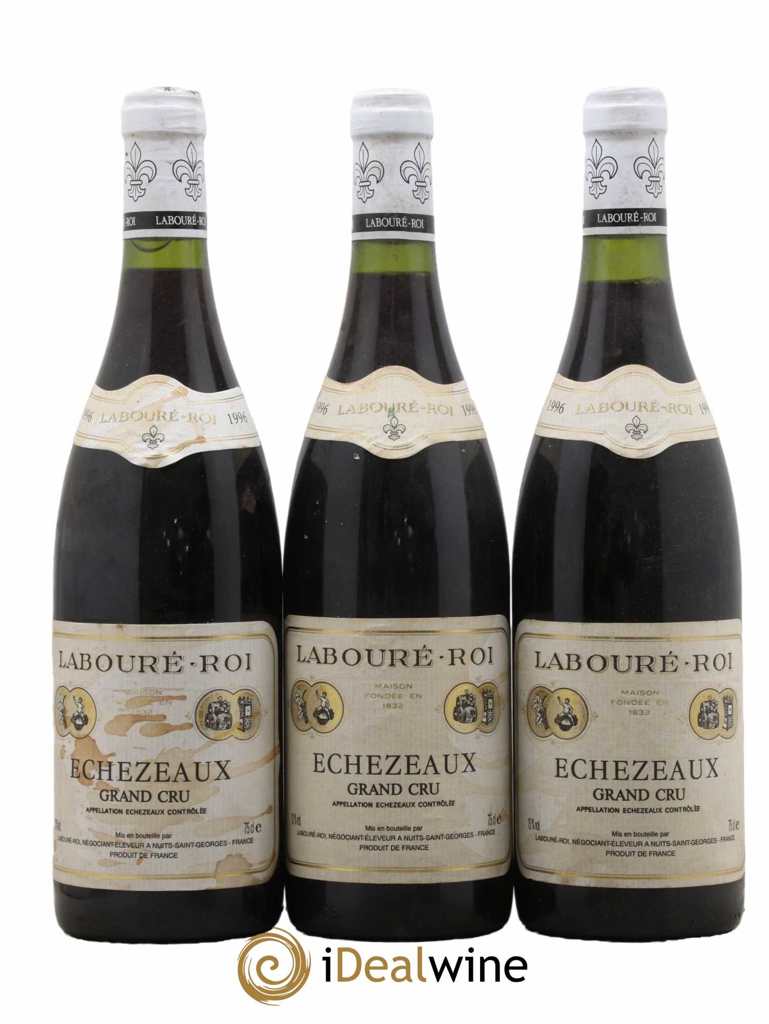 Echezeaux Grand Cru Laboure Roi 1996 - Lot de 3 bouteilles - 0