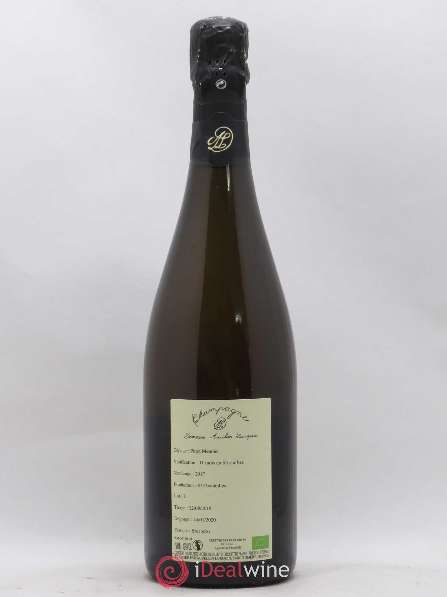 Champagne Lurquin 100% Meunier 2017 - Posten von 1 Flasche - 1