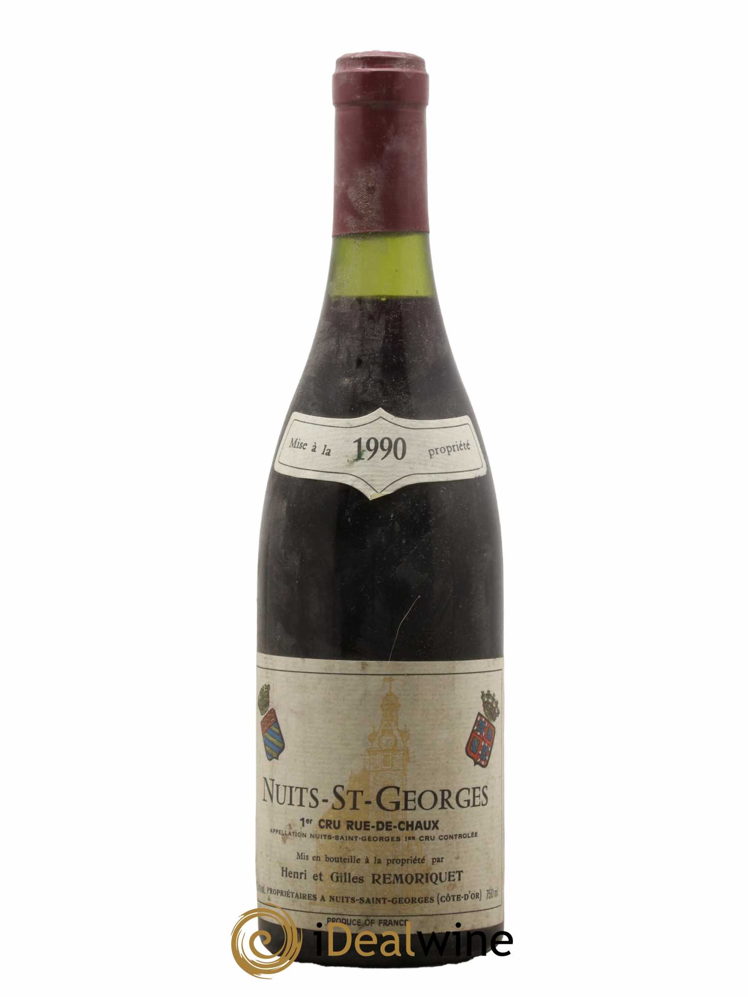 Nuits-Saint-Georges 1er Cru Rue De Chaux Remoriquet 1990 - Lot de 1 bouteille - 0