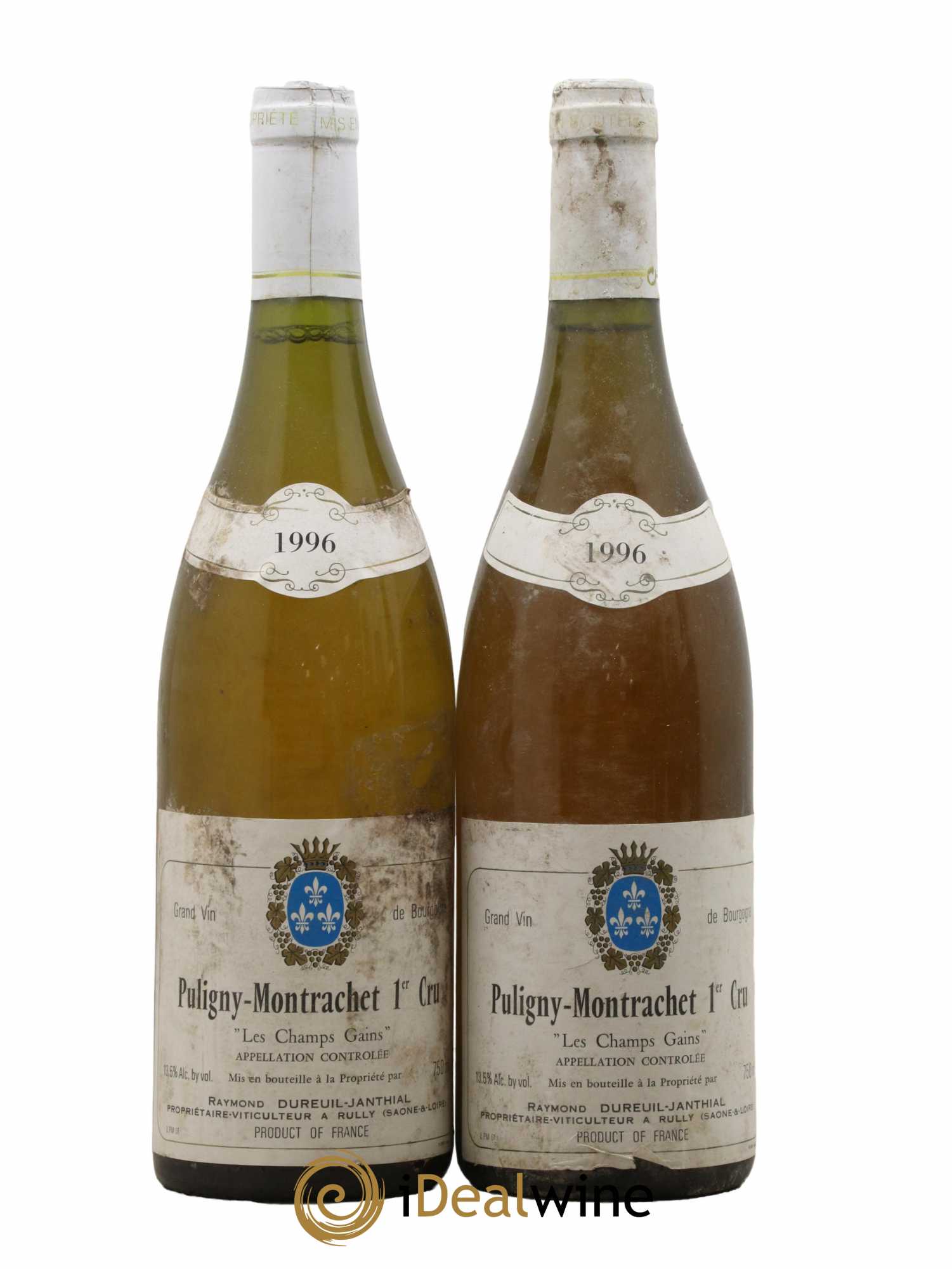 Puligny-Montrachet 1er Cru Les Champs Gains Vincent Dureuil-Janthial 1996 - Lot de 2 bouteilles - 0