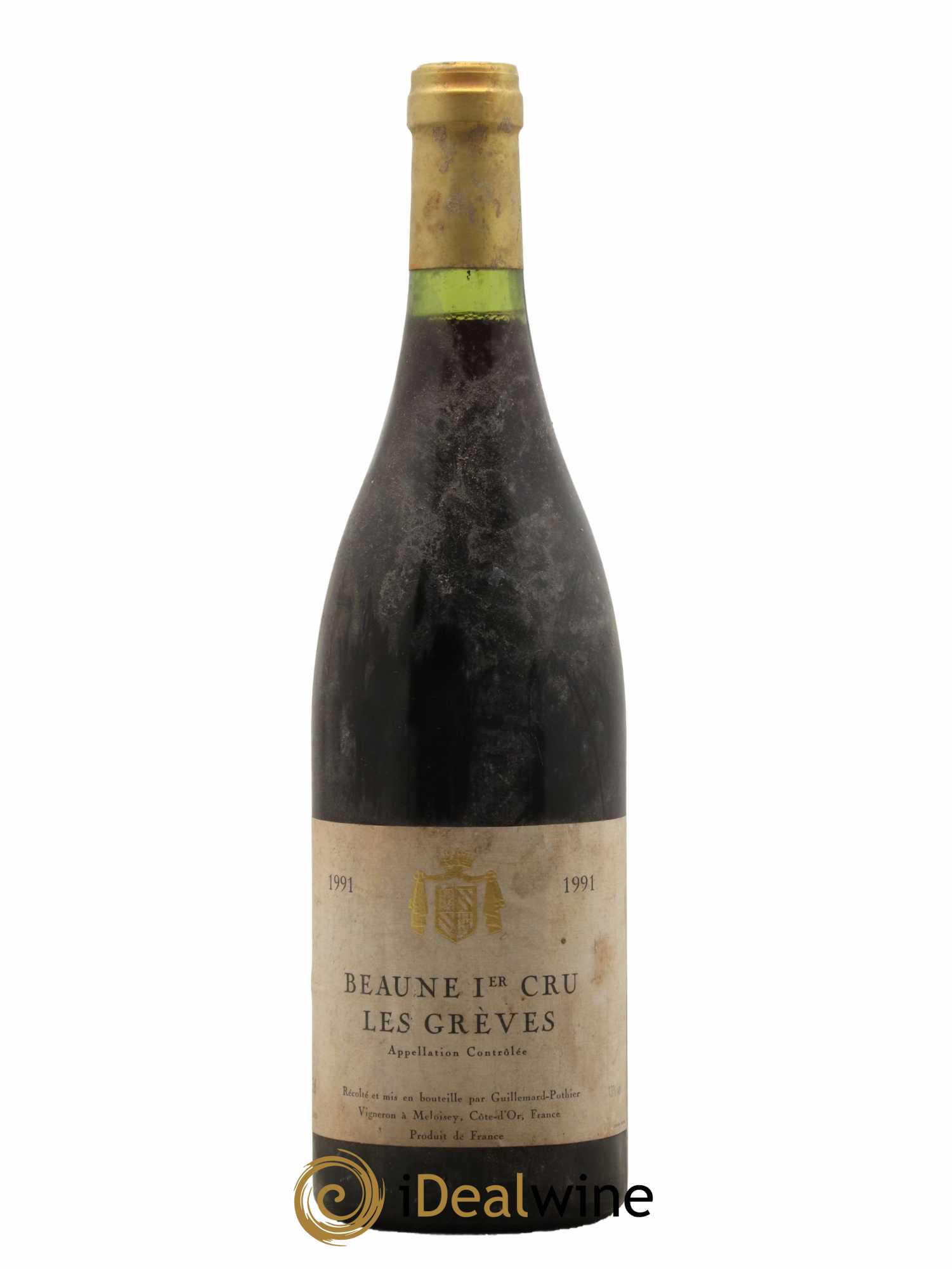 Beaune 1er Cru Les Grèves Guillemard Pothier 1991 - Lot de 1 bouteille - 0