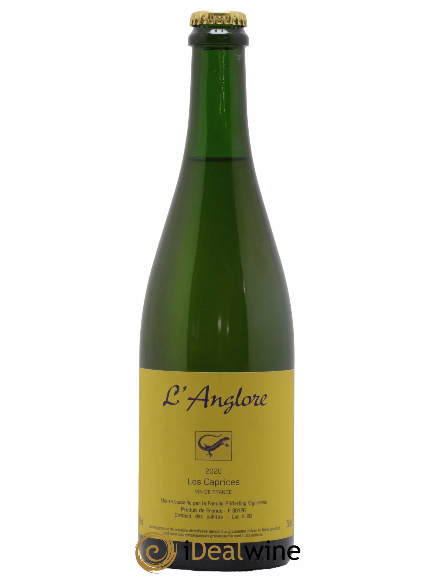 Vin de France Les Caprices L'Anglore 2020 - Lot de 1 bouteille - 0