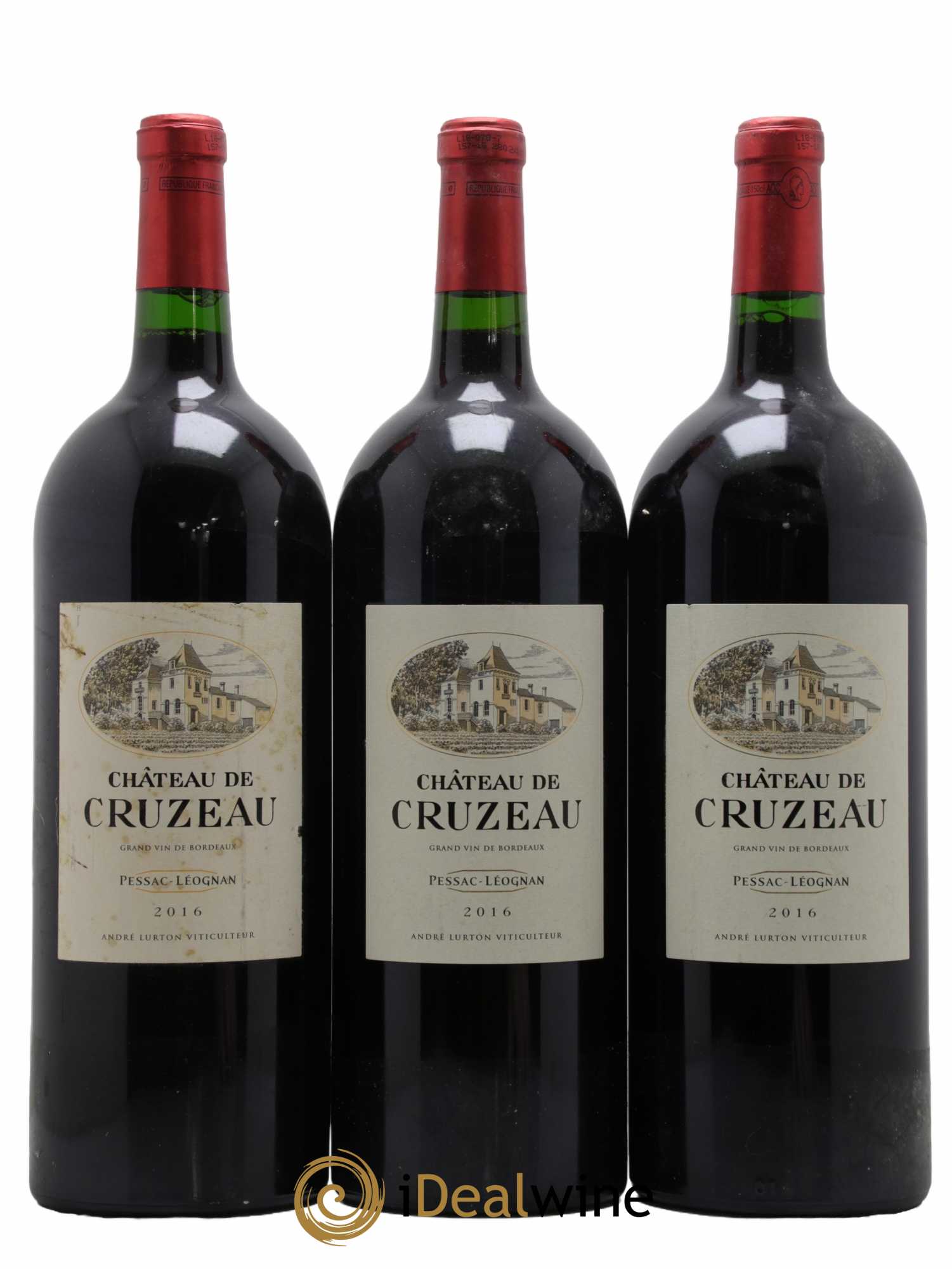Château de Cruzeau 2016 - Lot de 3 magnums - 0
