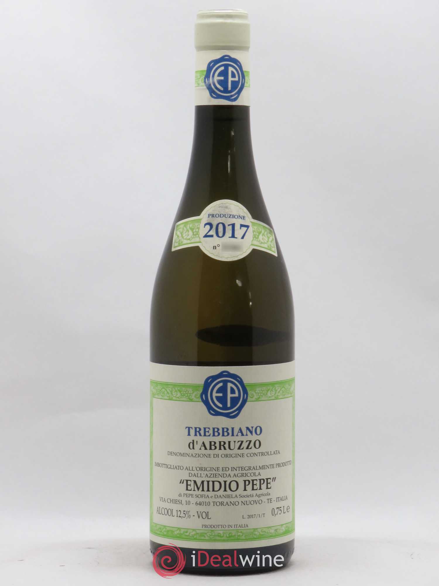 Trebbiano d'Abruzzo DOC Vecchie Viti Emidio Pepe 2017 - Lot de 1 bouteille - 0