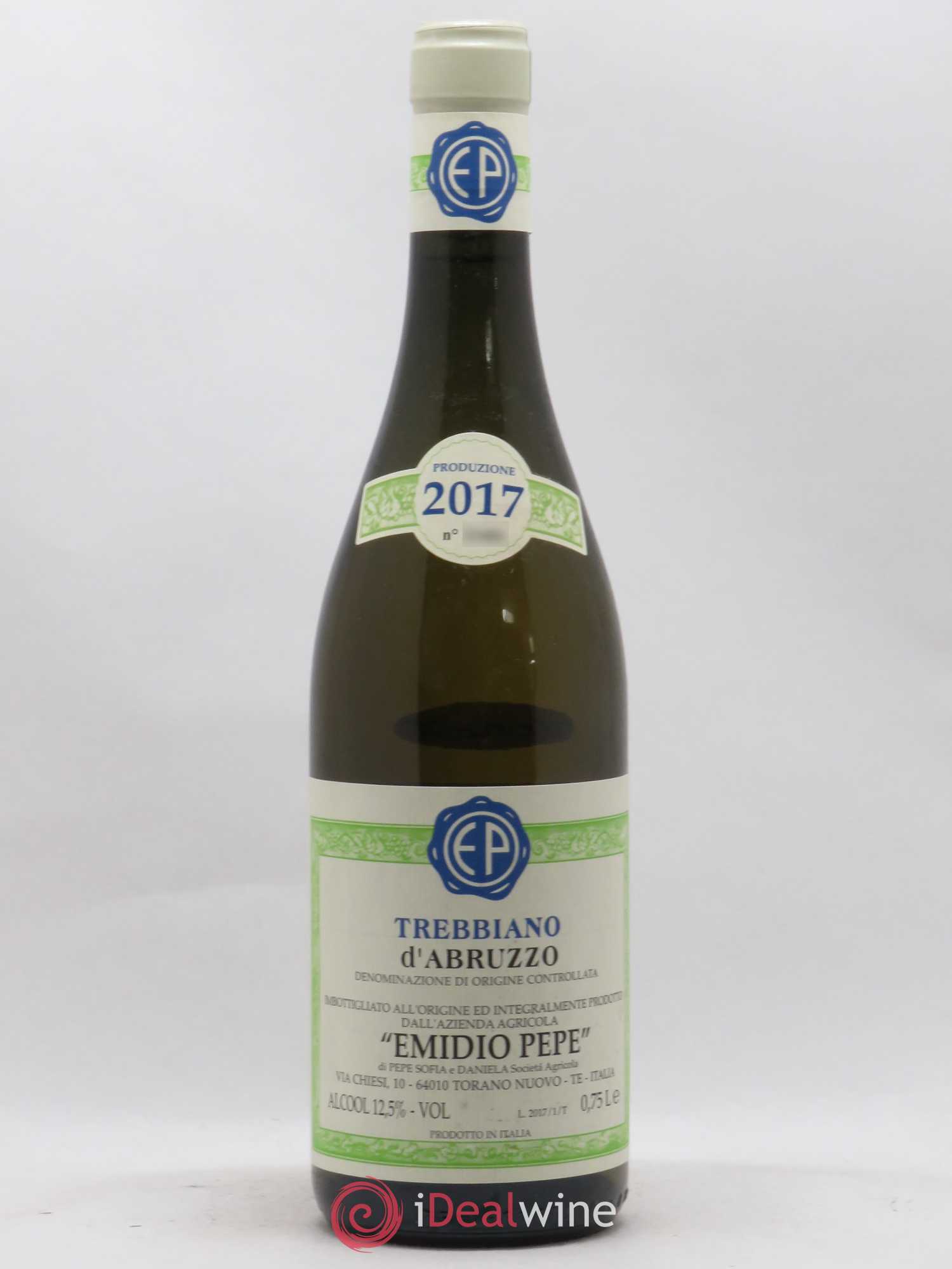 Trebbiano d'Abruzzo DOC Vecchie Viti Emidio Pepe 2017 - Lot de 1 bouteille - 0
