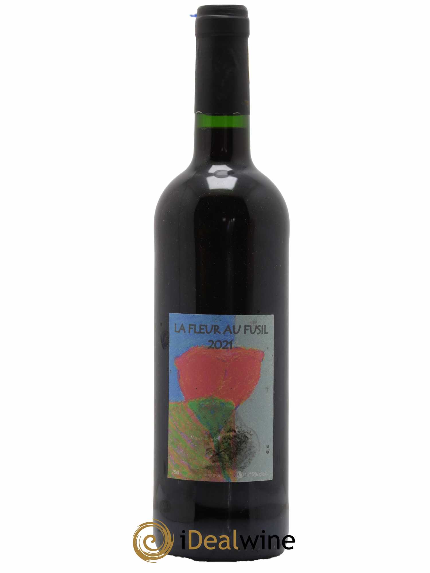 Vin de France La Fleur au Fusil Les Vins du Cabanon Alain Castex 2021 - Lot de 1 bouteille - 1