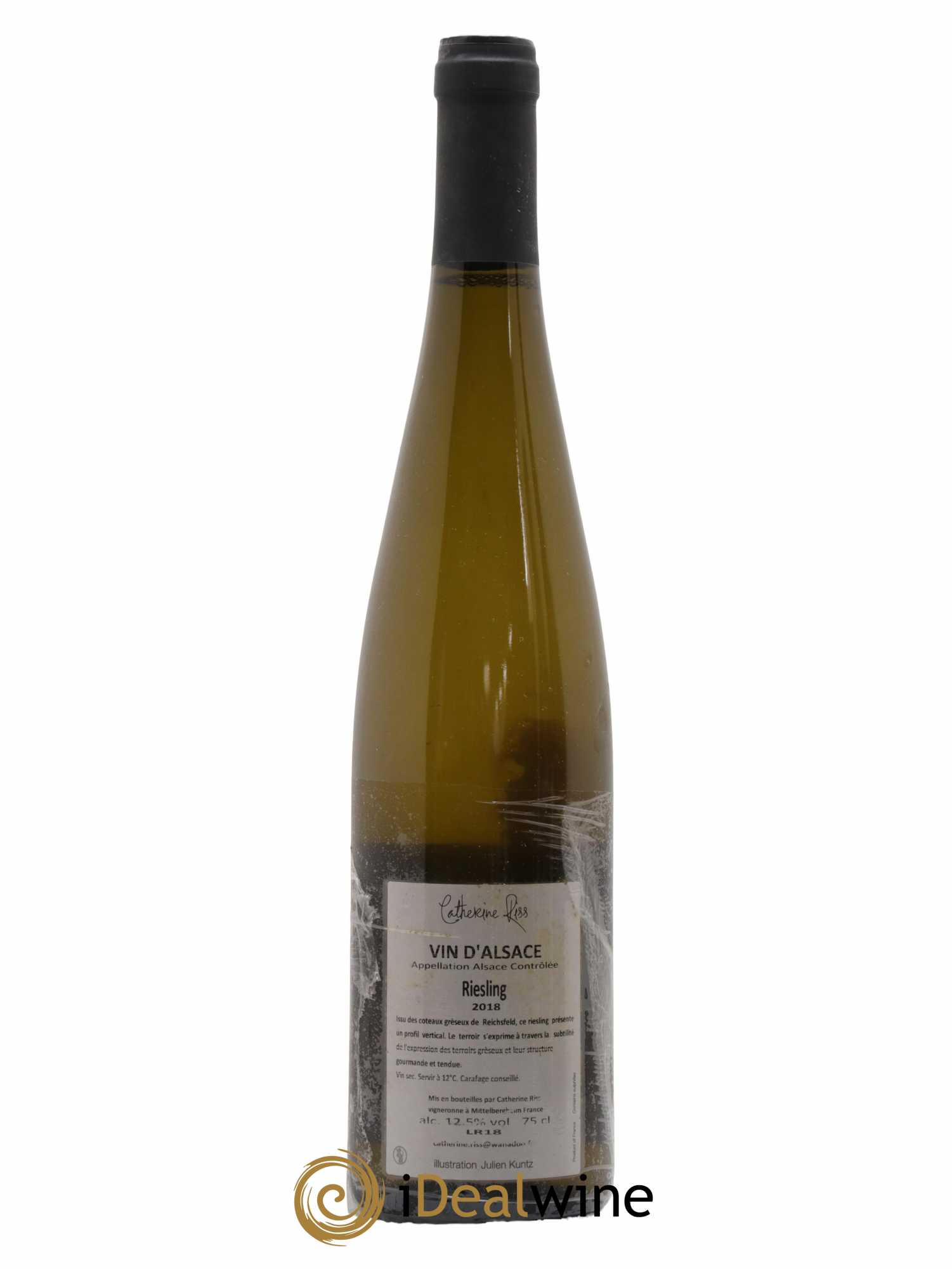 Alsace De Grès ou de Force Domaine Catherine Riss 2018 - Lot de 1 bouteille - 1