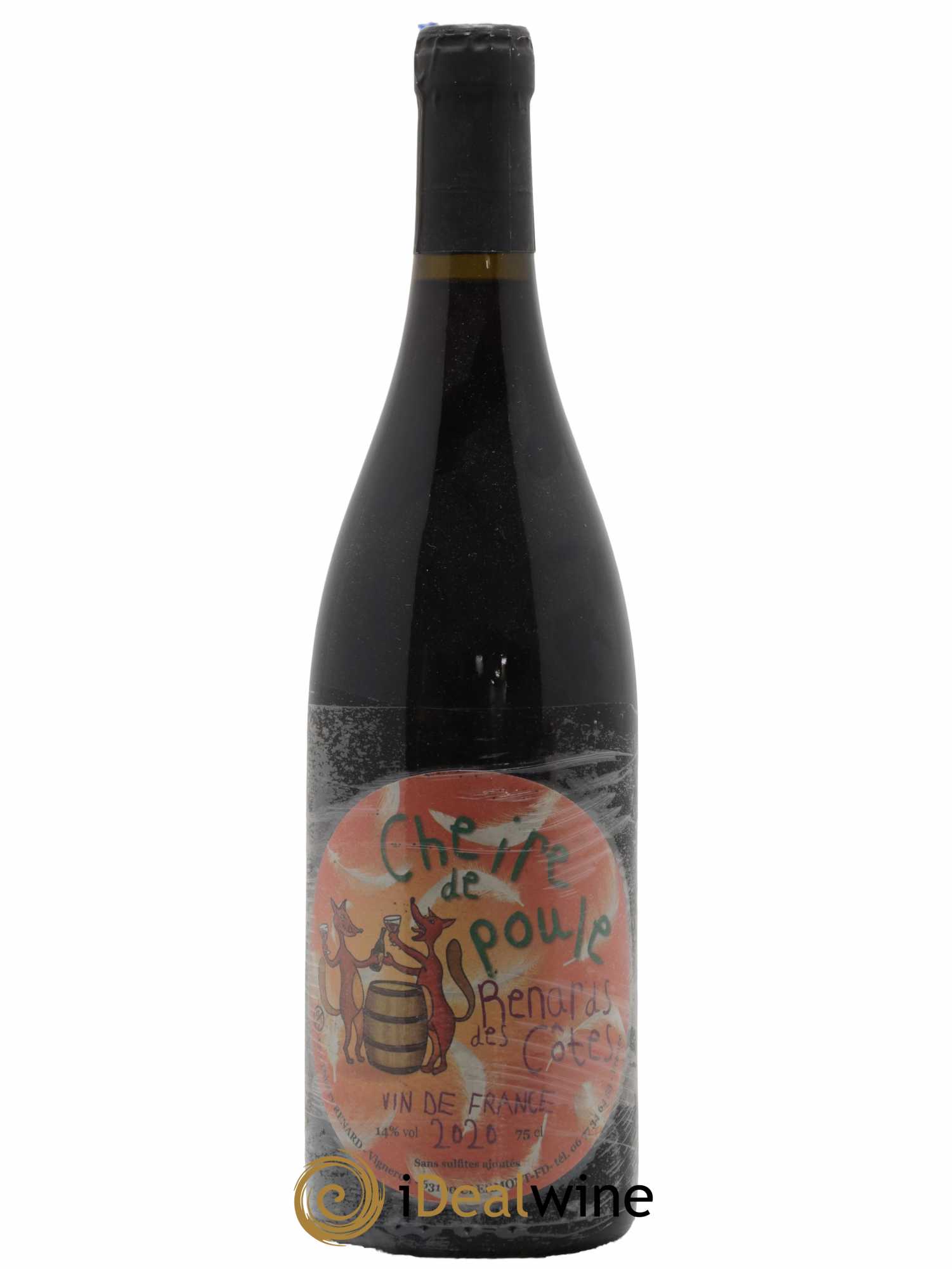 Vin de France Cheire de Poule Renards des Côtes Thierry Renard 2020 - Lot de 1 bouteille - 0