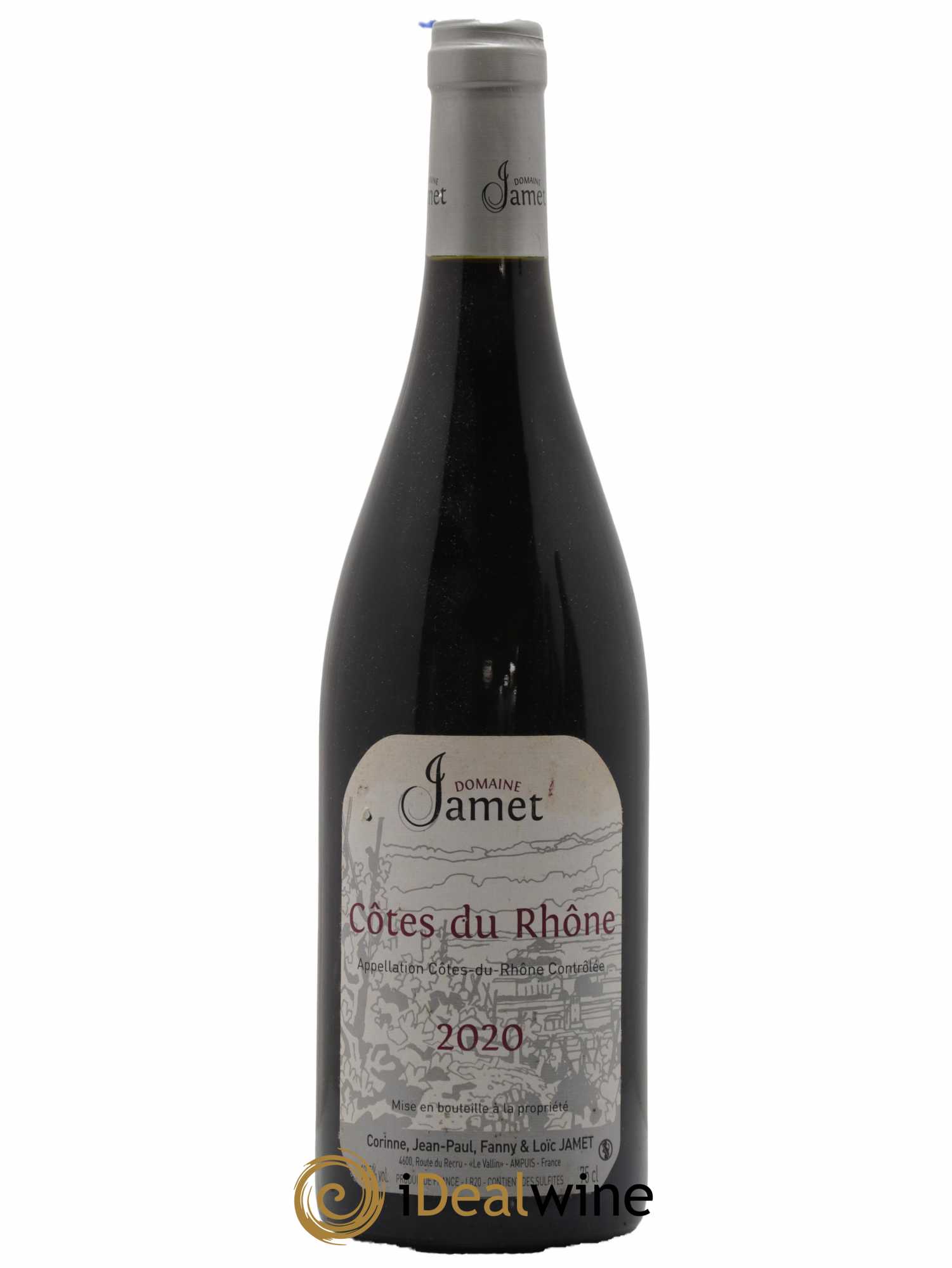 Côtes-du-Rhône Jamet (Domaine) 2020 - Lot de 1 bouteille - 0