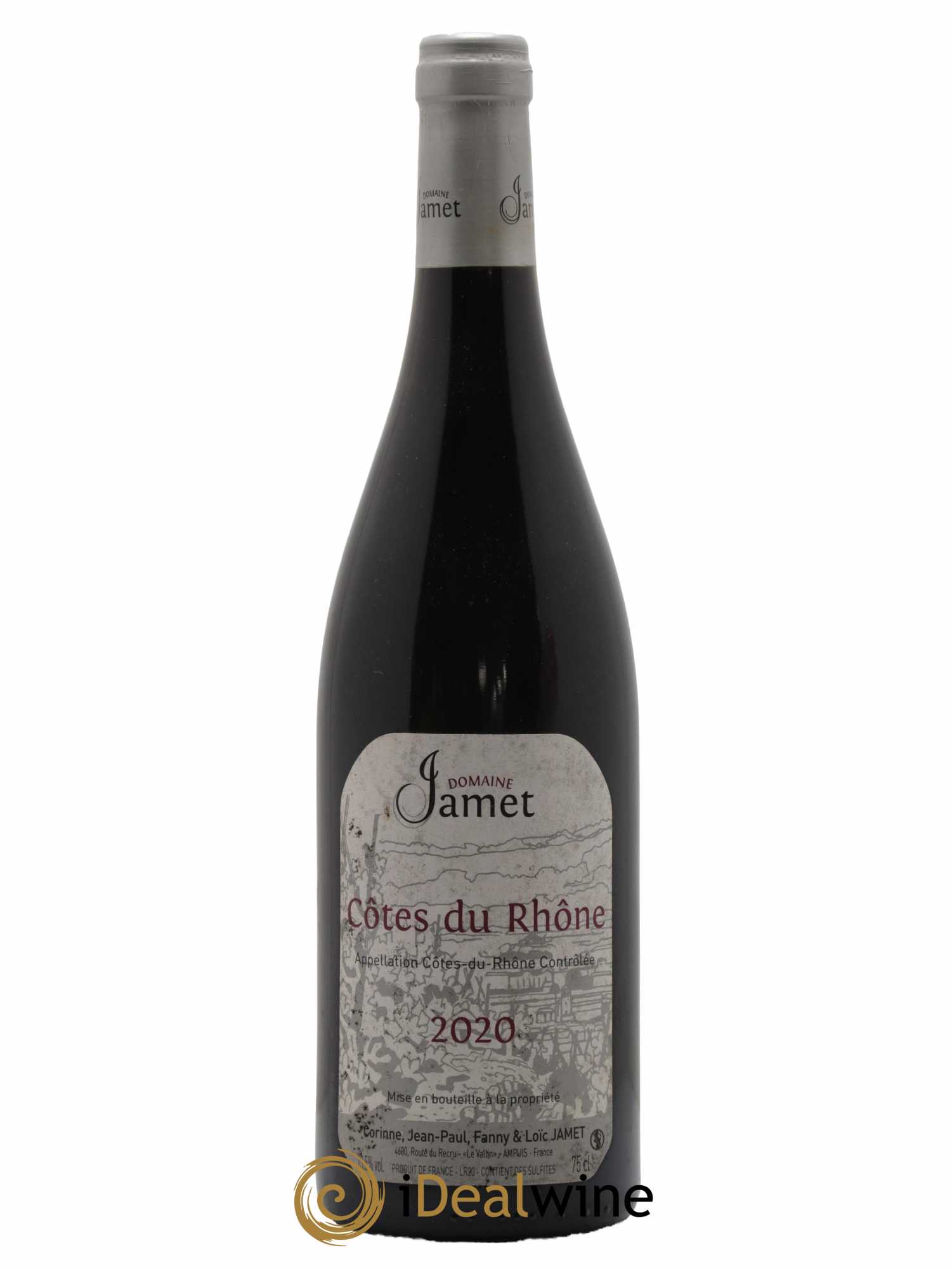 Côtes-du-Rhône Jamet (Domaine) 2020 - Lot de 1 bouteille - 0