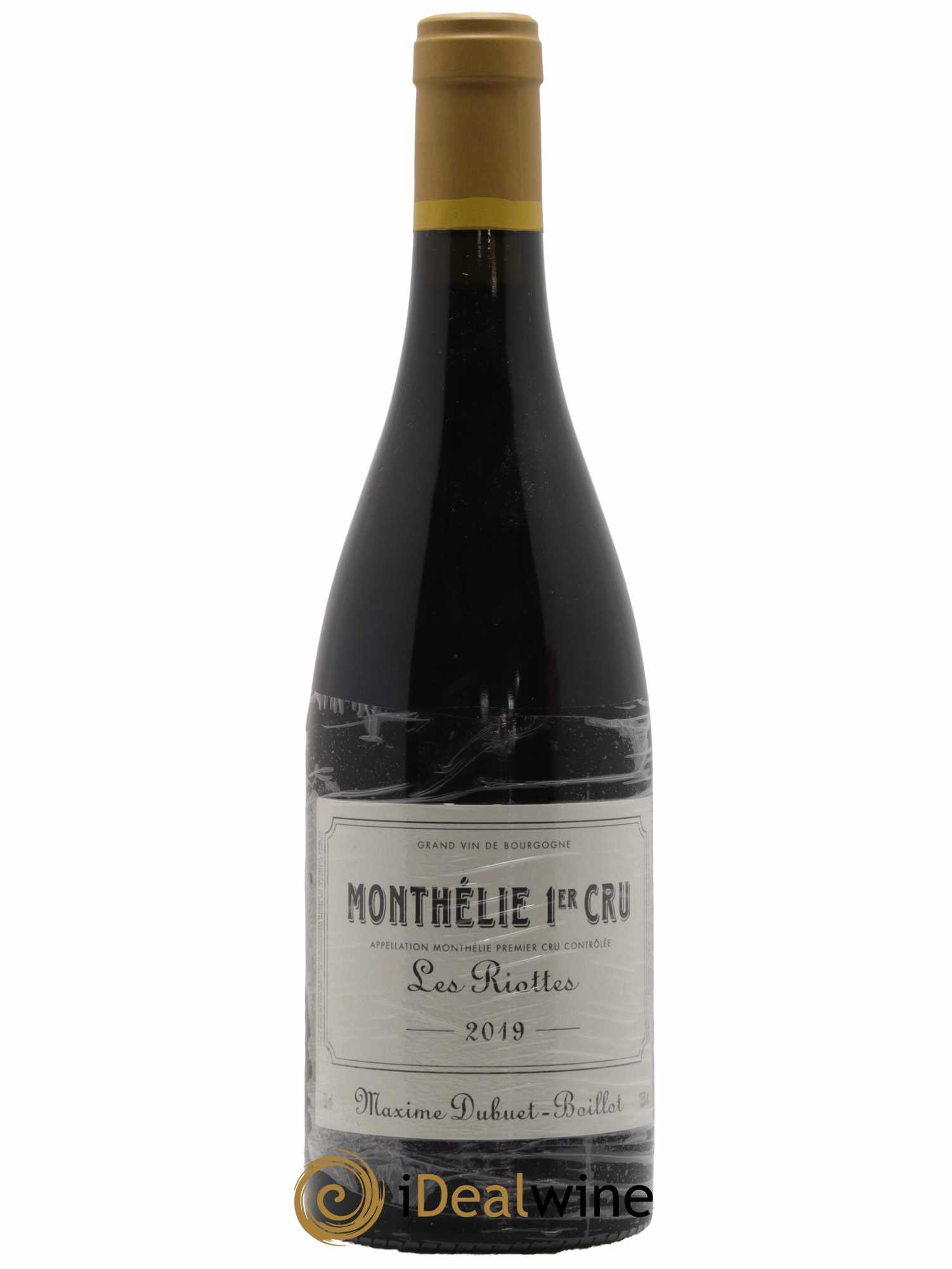 Monthélie 1er Cru Les Riottes Domaine Maxime Dubuet-Boillot 2019 - Lot de 1 bouteille - 0
