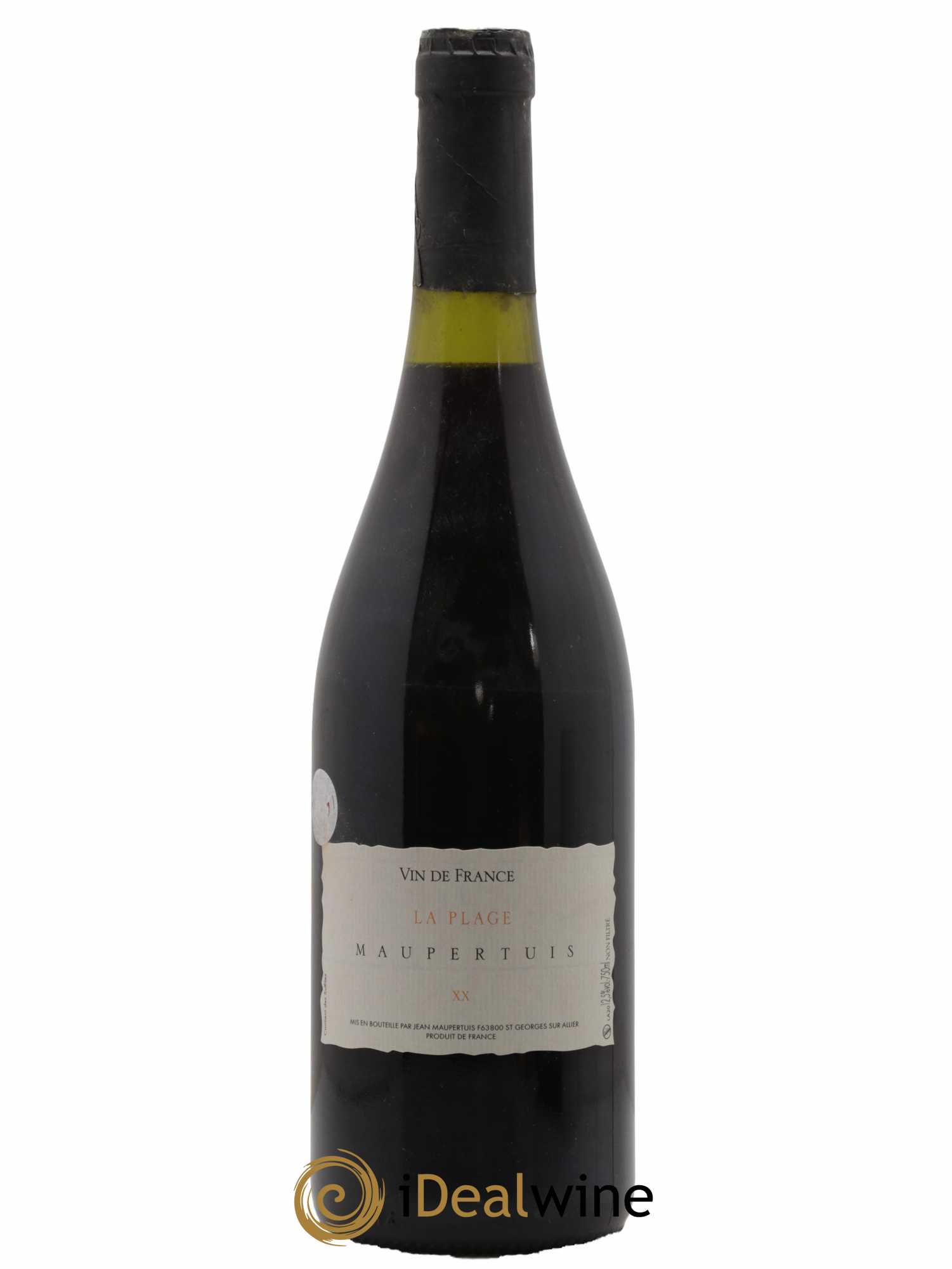 Vin de France La Plage Jean Maupertuis 2020 - Lot de 1 bouteille - 0