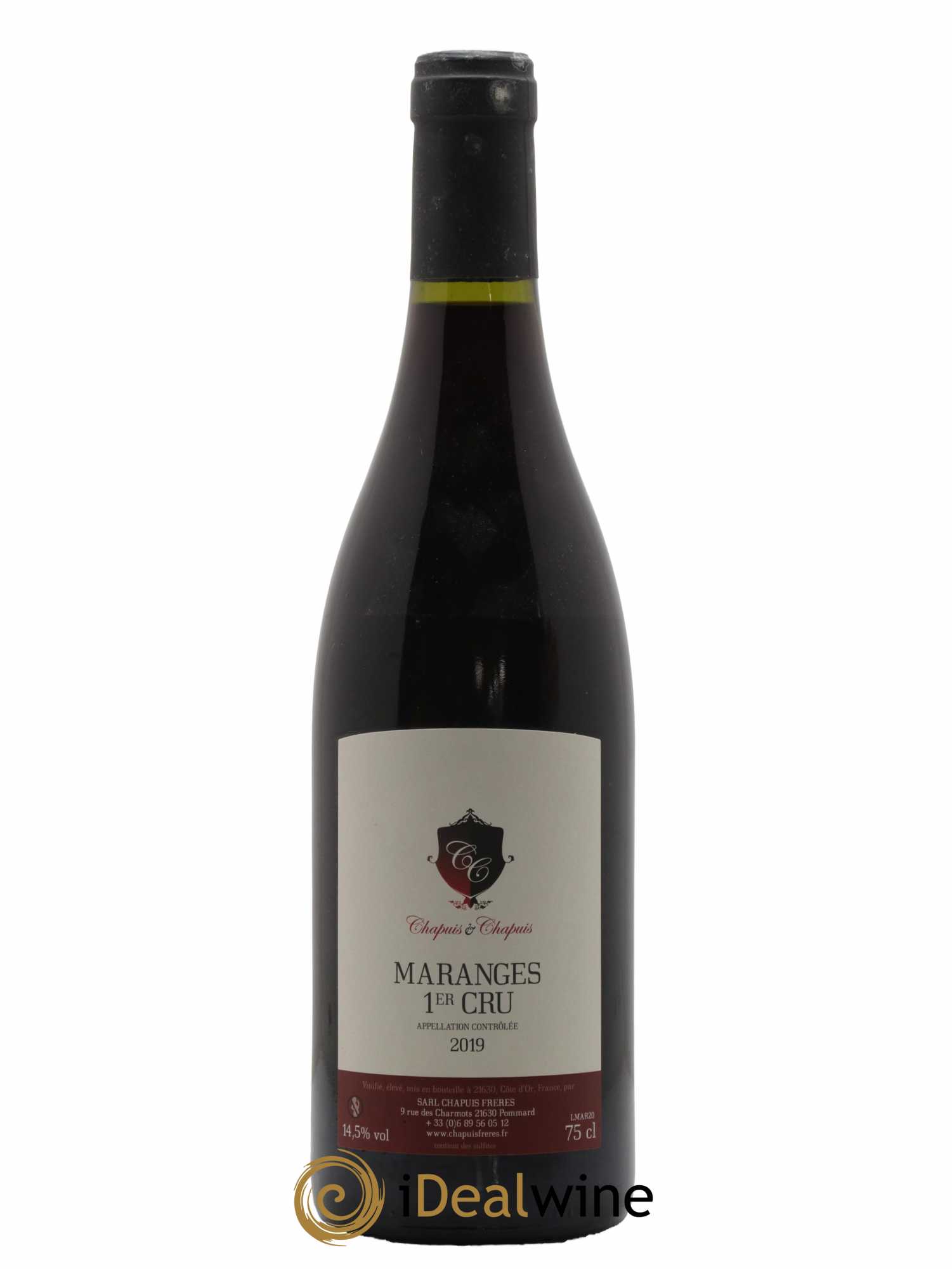 Maranges 1er Cru Domaine Chapuis et Chapuis 2019 - Lot de 1 bouteille - 0