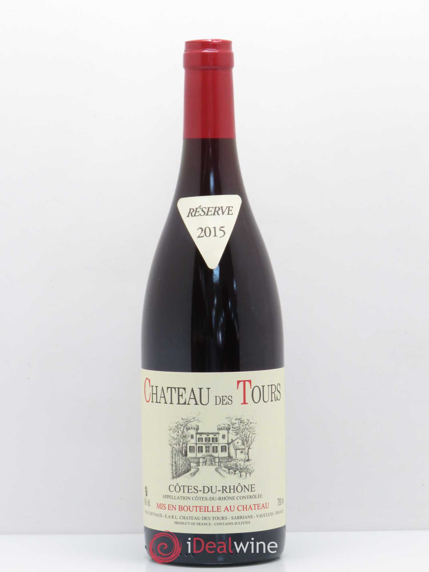 Côtes-du-Rhône Château des Tours Emmanuel Reynaud 2015 - Lot de 1 bouteille - 0