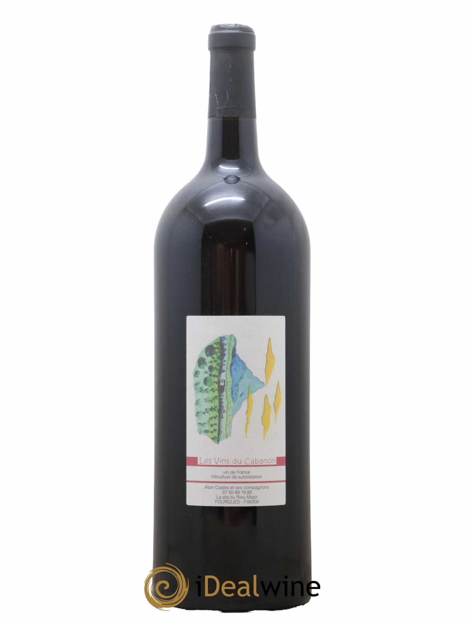 Vin de France Poudre d'Escampette Les Vins du Cabanon - Alain Castex 2022 - Lot de 1 magnum - 0