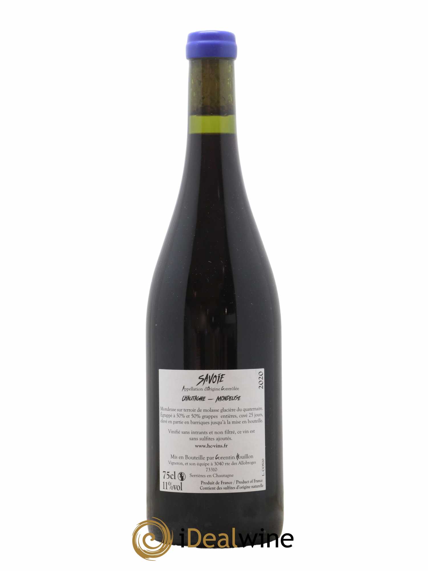 Vin de Savoie Cosmos Domaine Corentin Houillon 2020 - Lot de 1 bouteille - 1