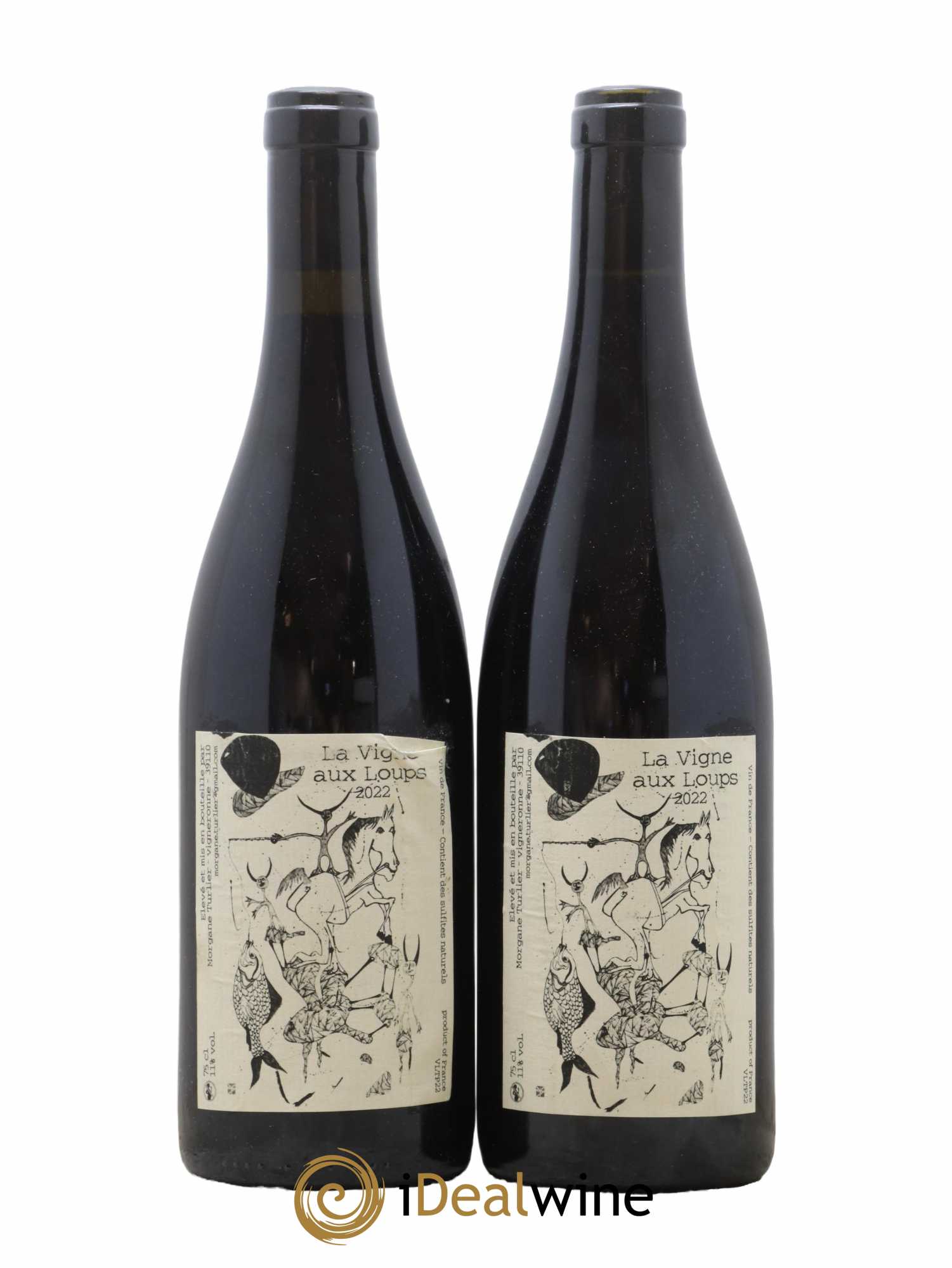 Vin de France La Vigne aux Loups Morgane Turlier 2022 - Lot de 2 bouteilles - 0