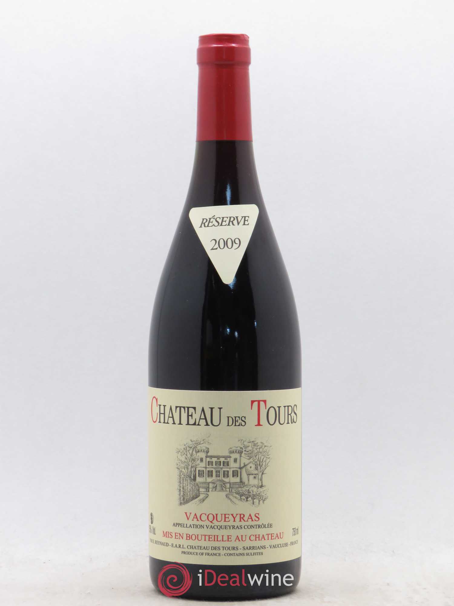 Vacqueyras Château des Tours Emmanuel Reynaud 2009 - Lot de 1 bouteille - 0