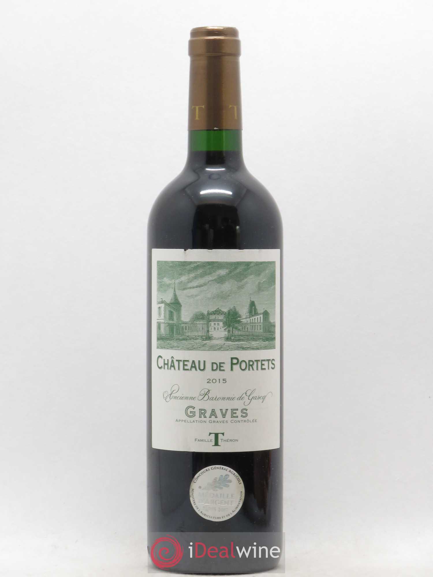 Graves Château de Portets (sans prix de réserve) 2015 - Posten von 1 Flasche - 0