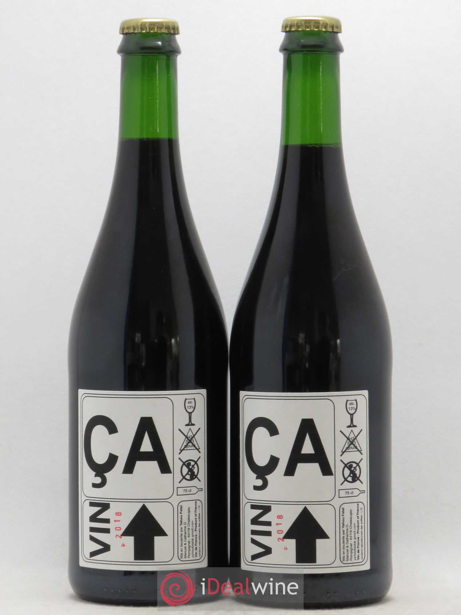 Vin de France Yahou Fatal Ca 2018 - Lot de 2 bouteilles - 0