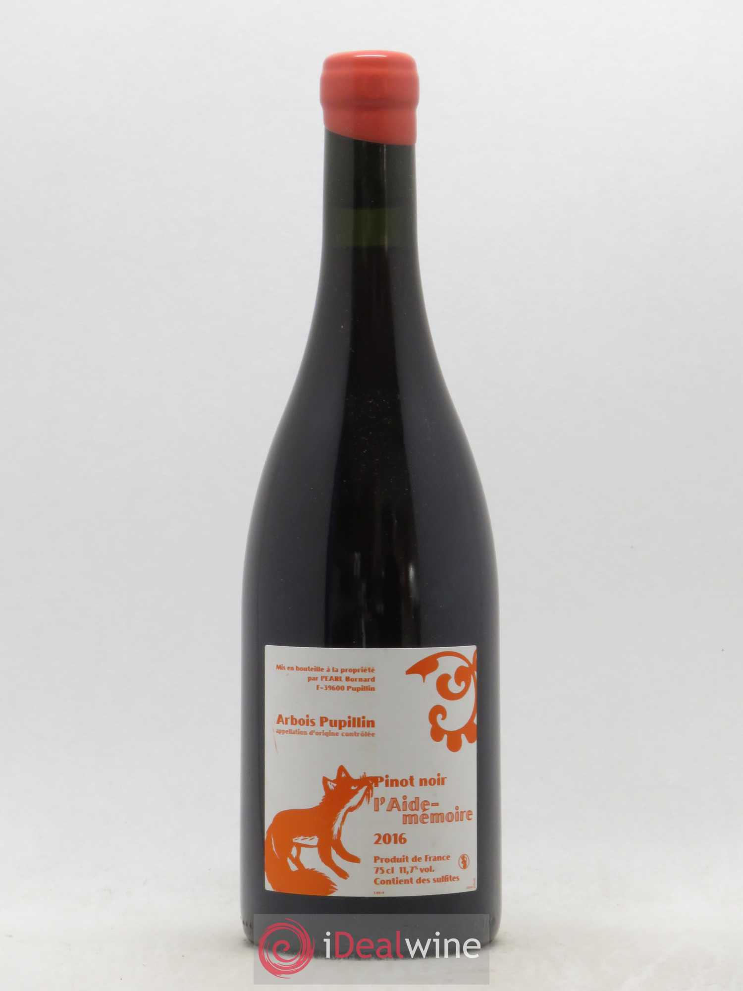 Arbois Pupillin Pinot Noir L'Aide Mémoire Bornard 2016 - Posten von 1 Flasche - 0
