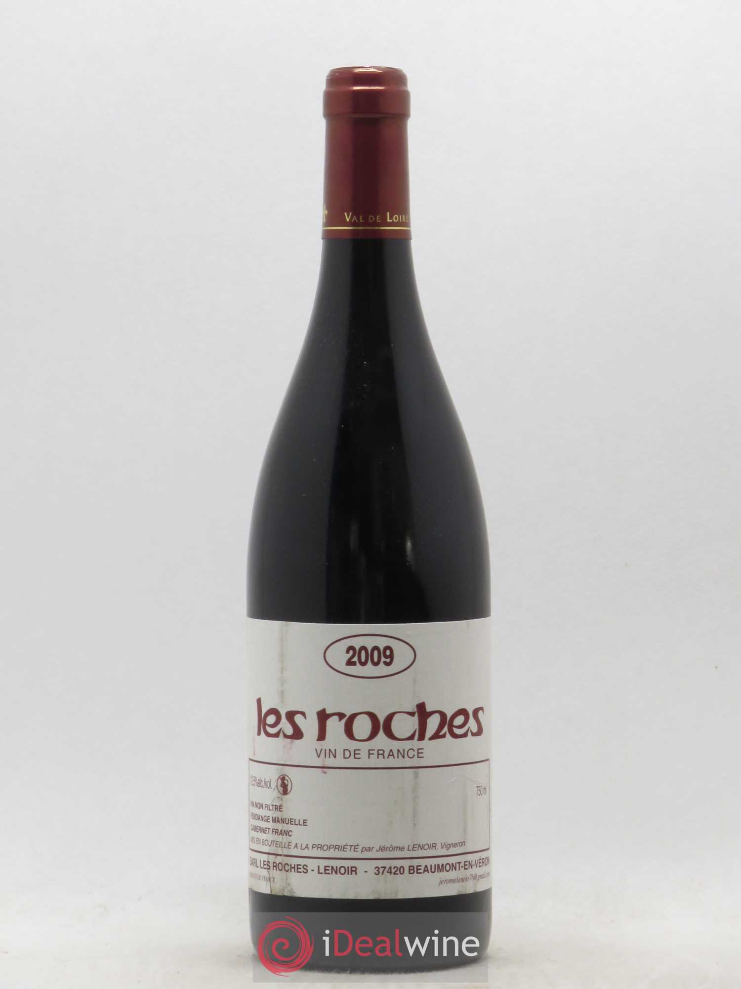 Vin de France Les Roches Lenoir 2009 - Lot de 1 bouteille - 0