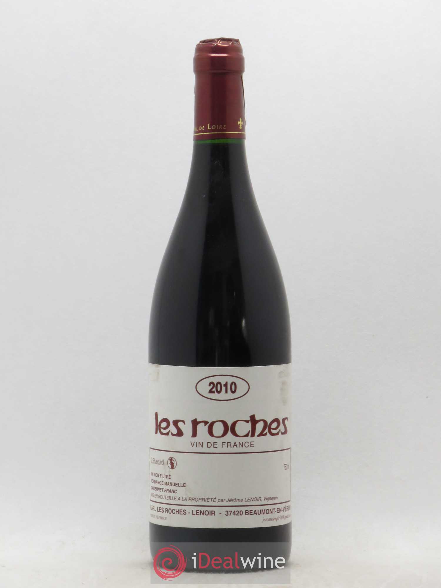 Vin de France Les Roches Lenoir 2010 - Lot de 1 bouteille - 0