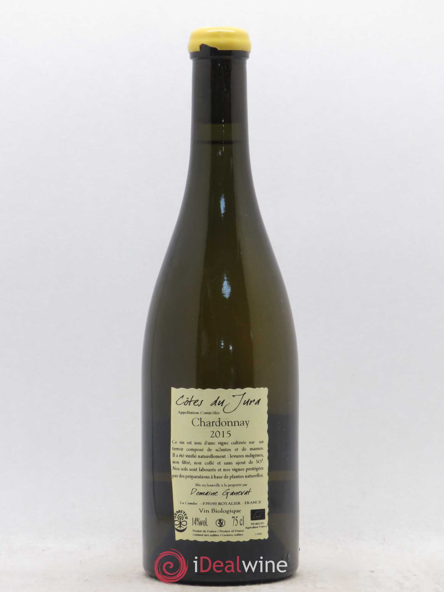 Côtes du Jura Grusse en Billat Jean-François Ganevat (Domaine) 2015 - Lot de 1 bouteille - 1