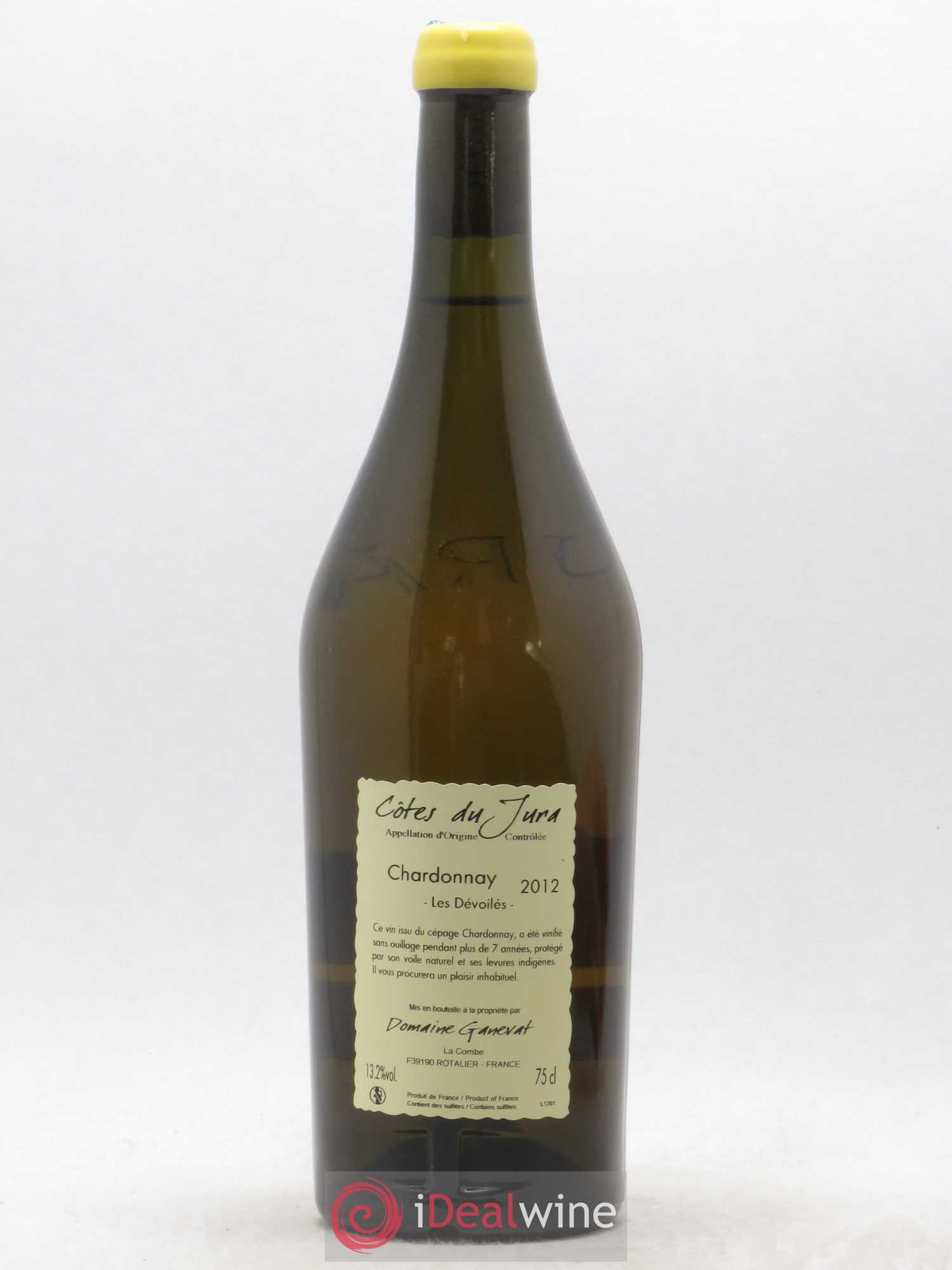 Côtes du Jura Chardonnay Les Dévoilés Jean Francois Ganevat 2012 - Posten von 1 Flasche - 1