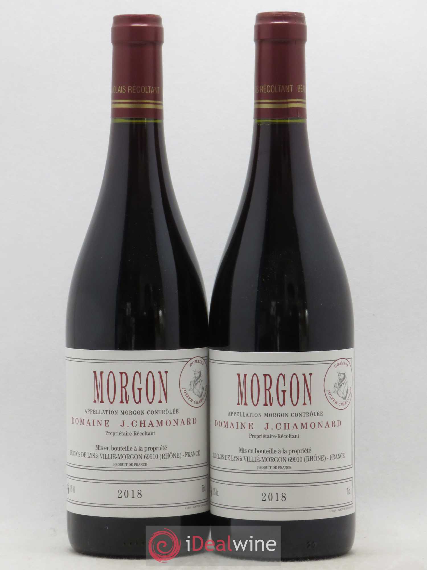 Morgon Joseph Chamonard (Domaine) 2018 - Lot de 2 bouteilles - 0